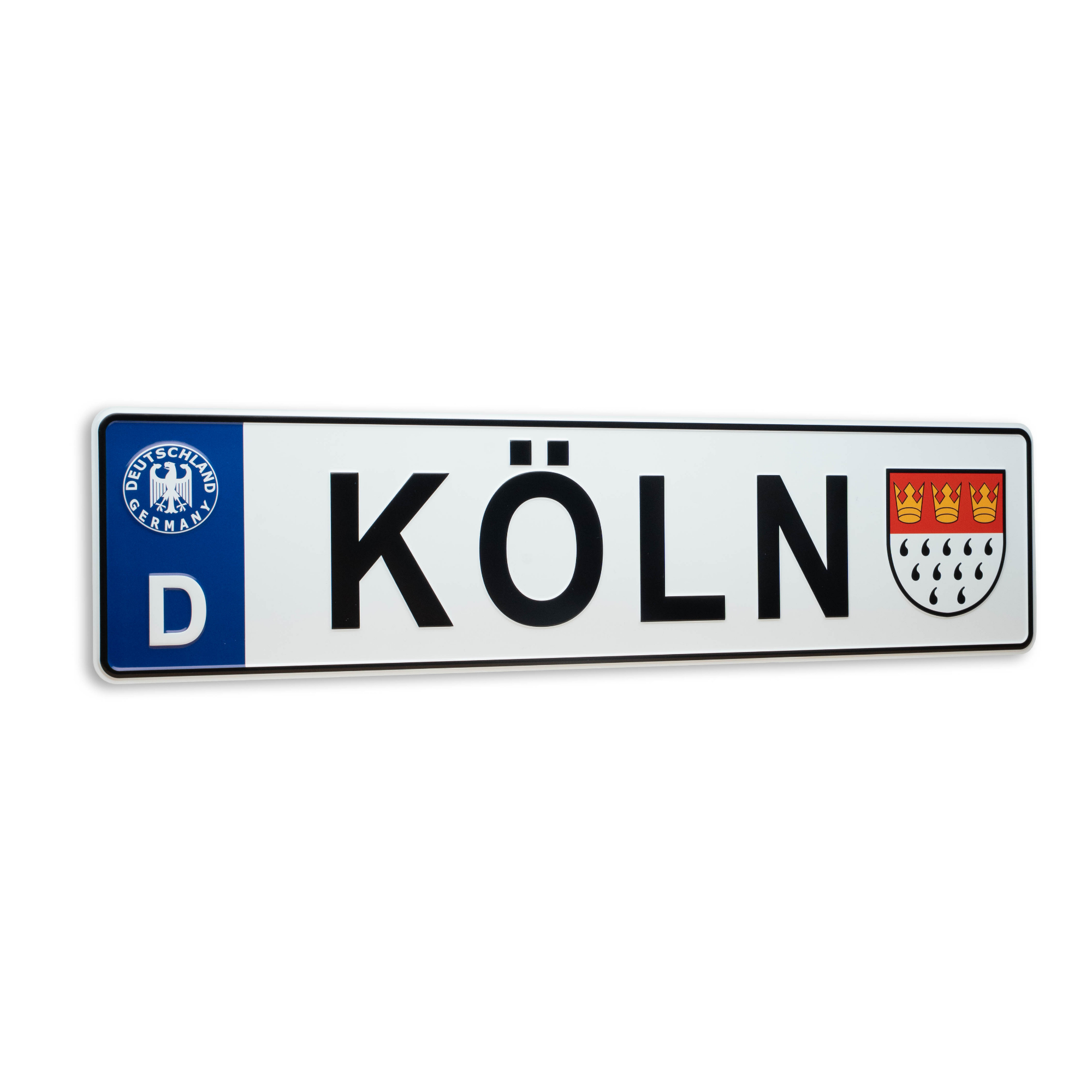 Car license plate Cologne