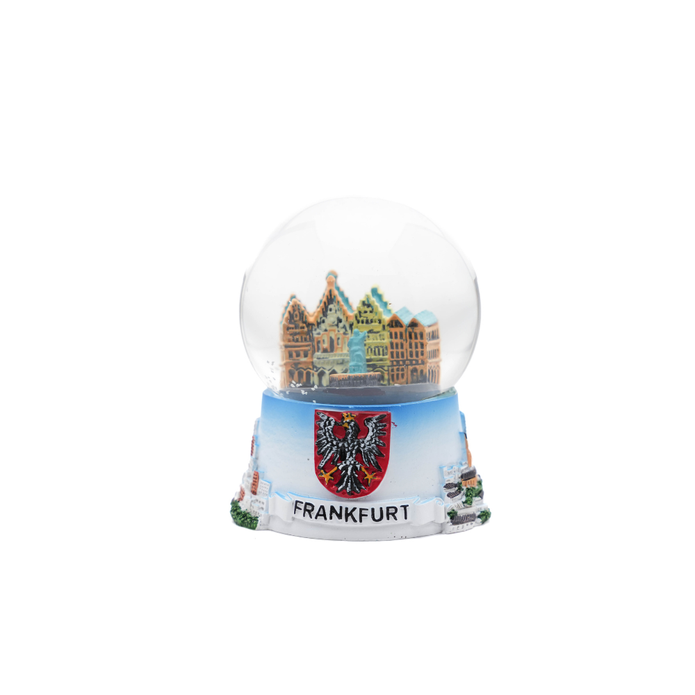 Schneekugel Frankfurt Tag klein