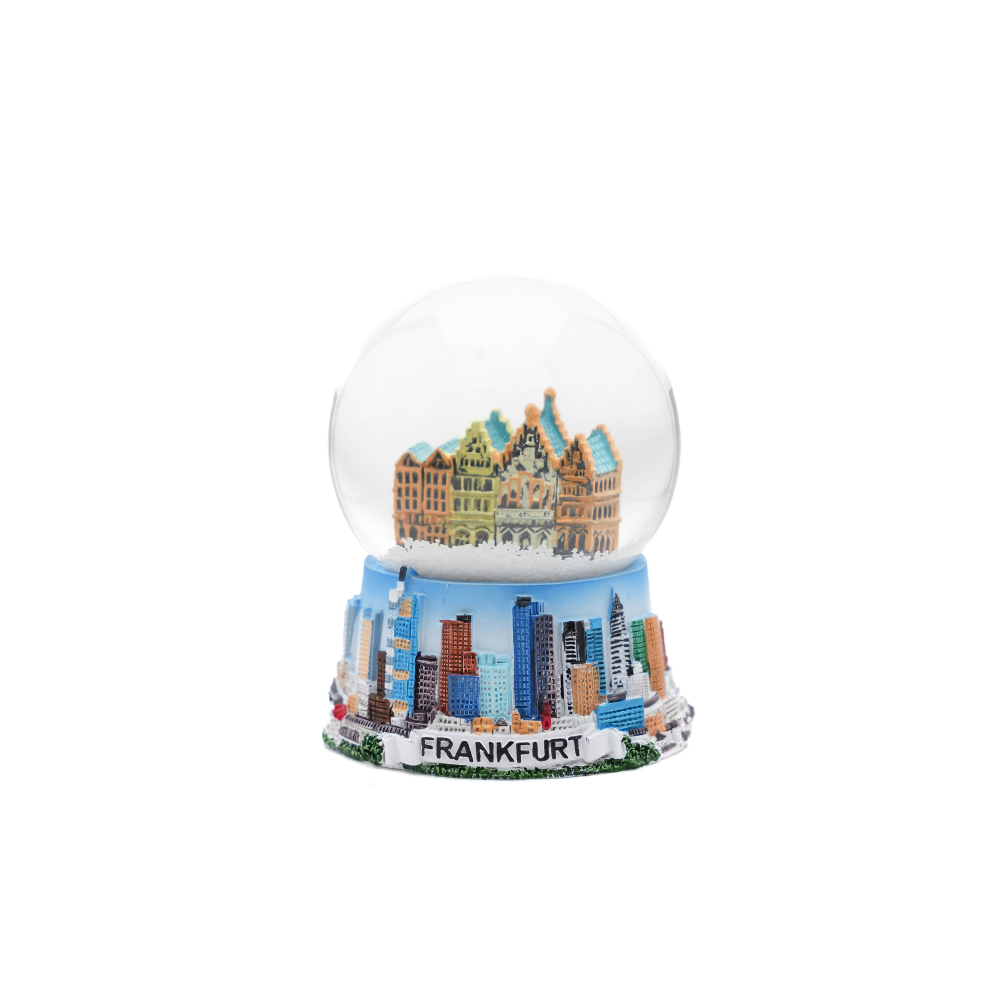Schneekugel Frankfurt Tag klein
