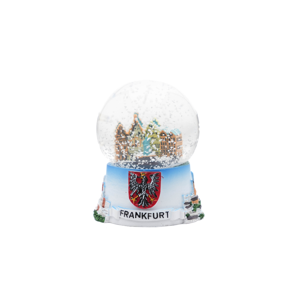 Snow globe Frankfurt Day large