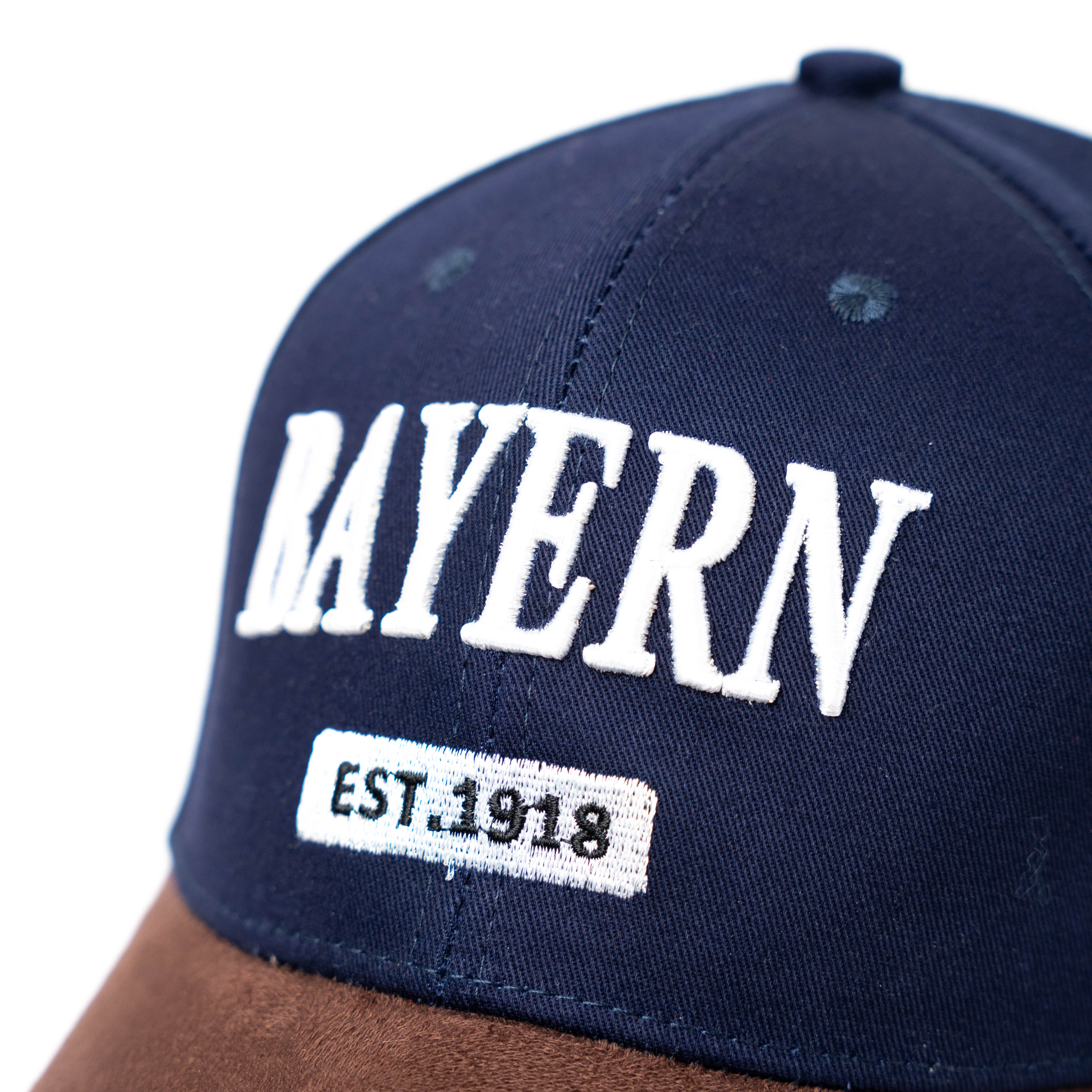 Cap Leder Bayern blau