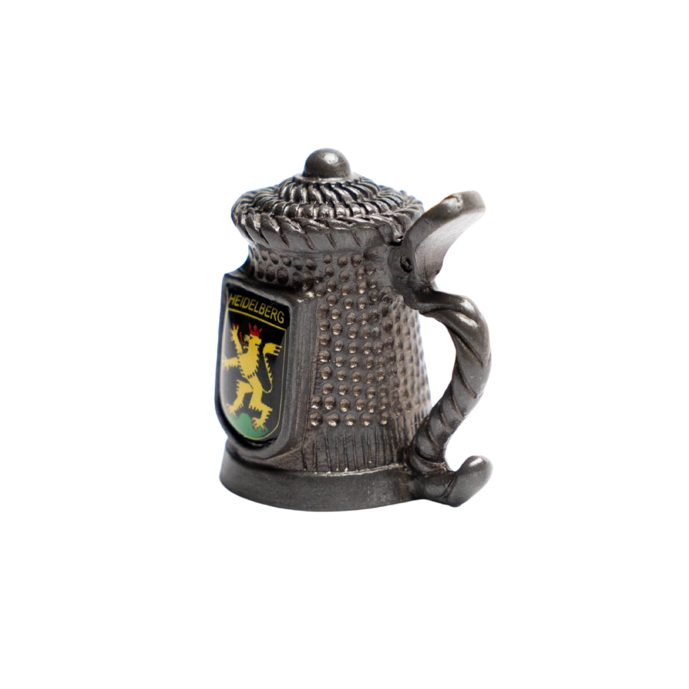 Thimble Metal Heidelberg Coat of Arms