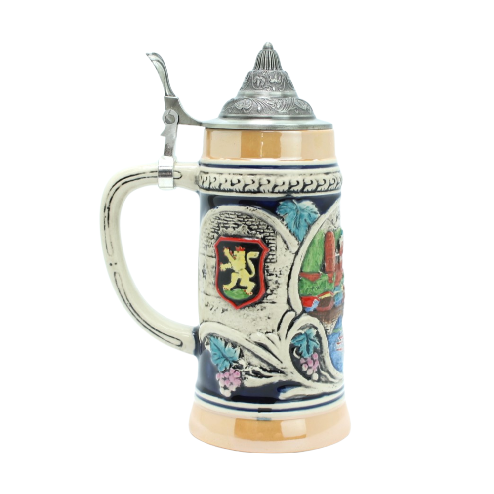 Beer mug medium Heidelberg relief