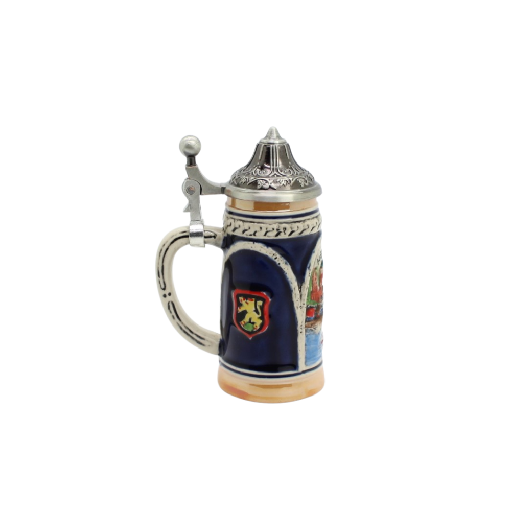 Beer mug mini Heidelberg relief