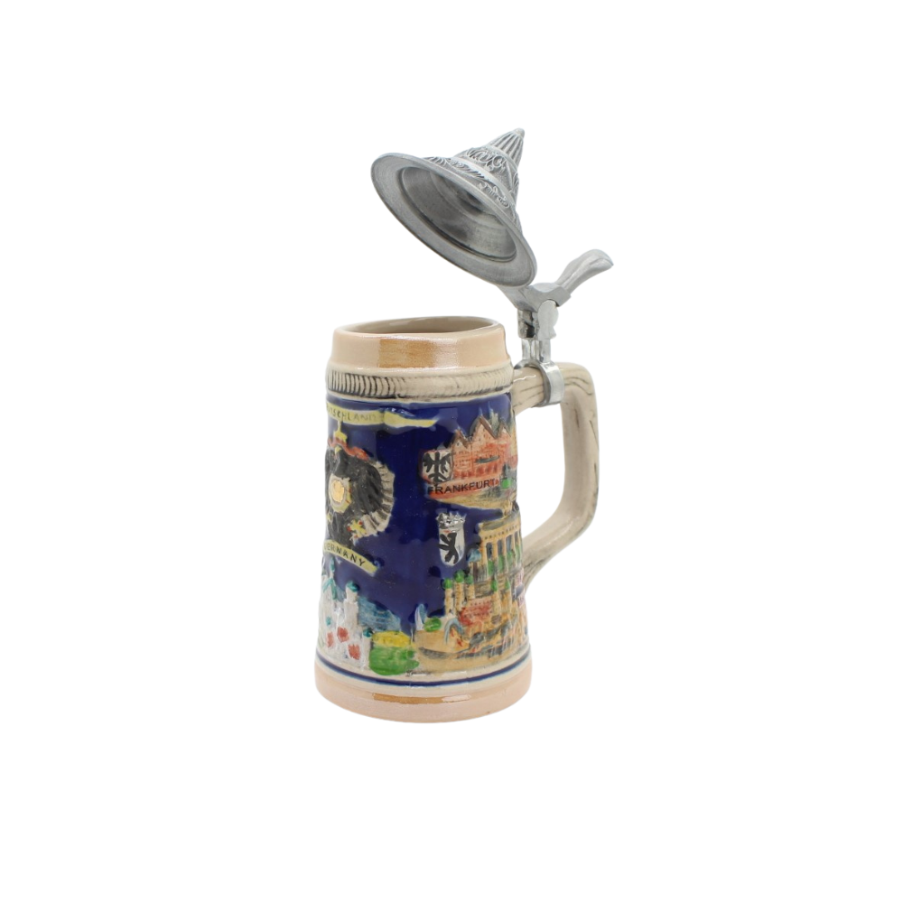 Beer mug medium Germany plaque