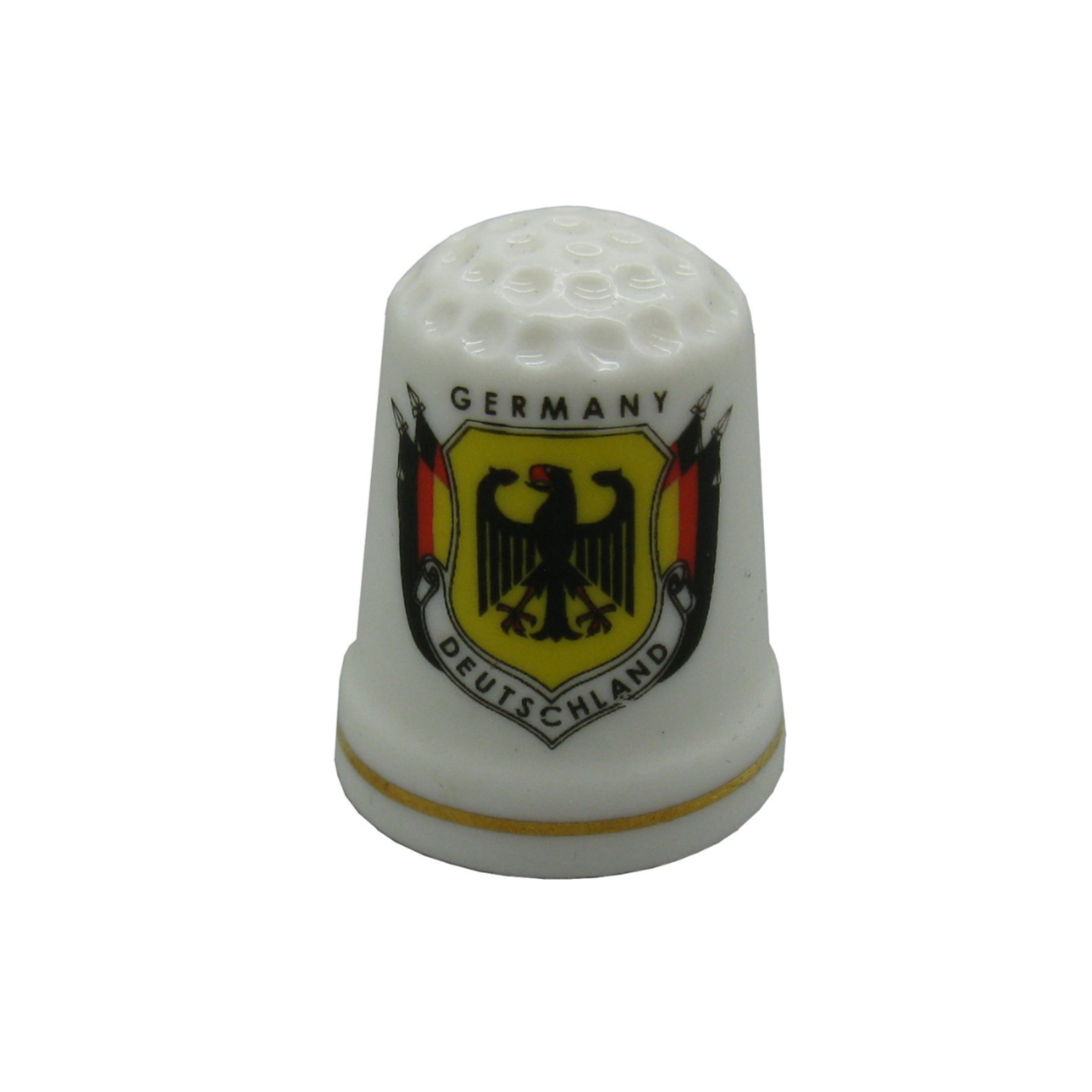 Fingerhut Porzellan Deutschland Wappen