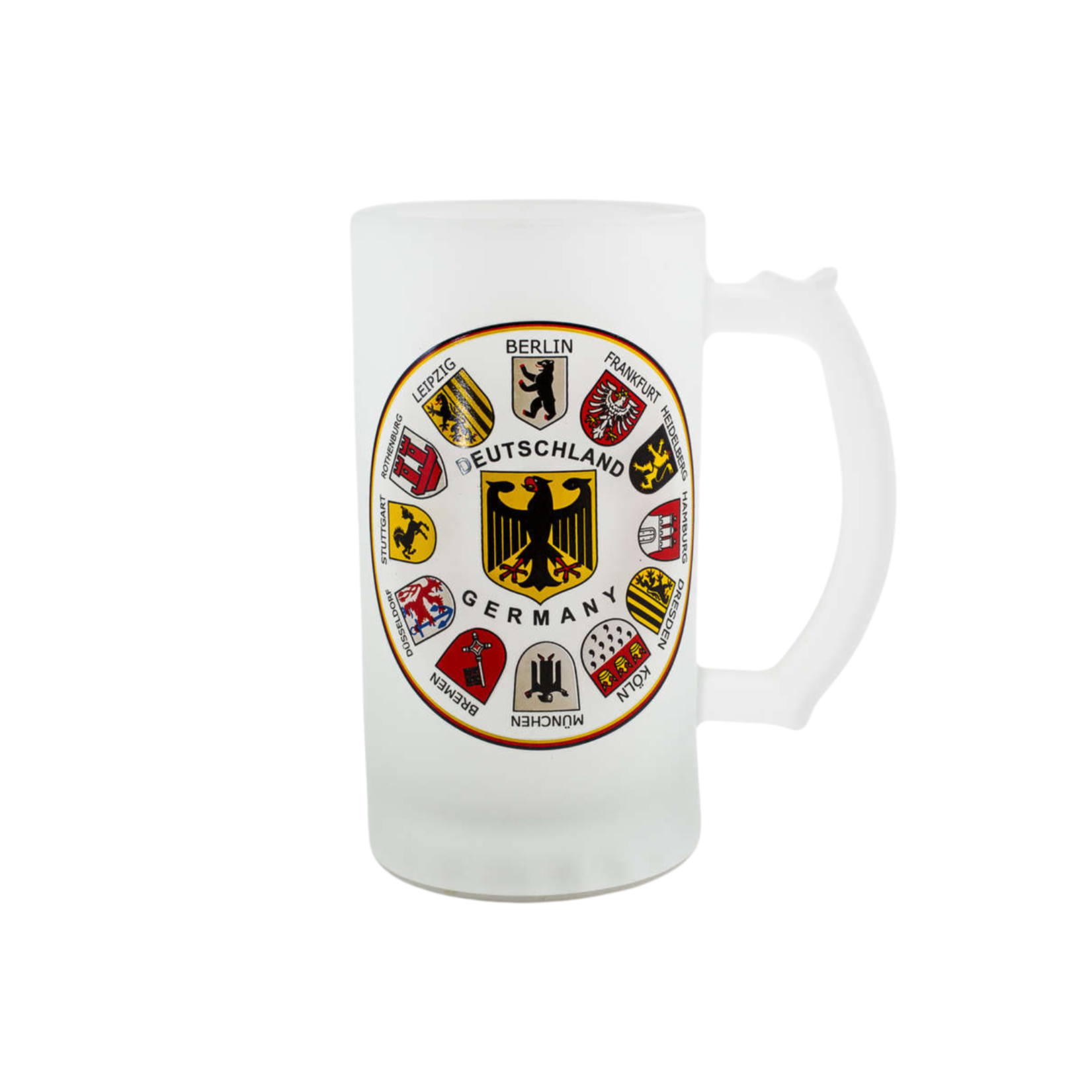 Beer glass coat of arms matt