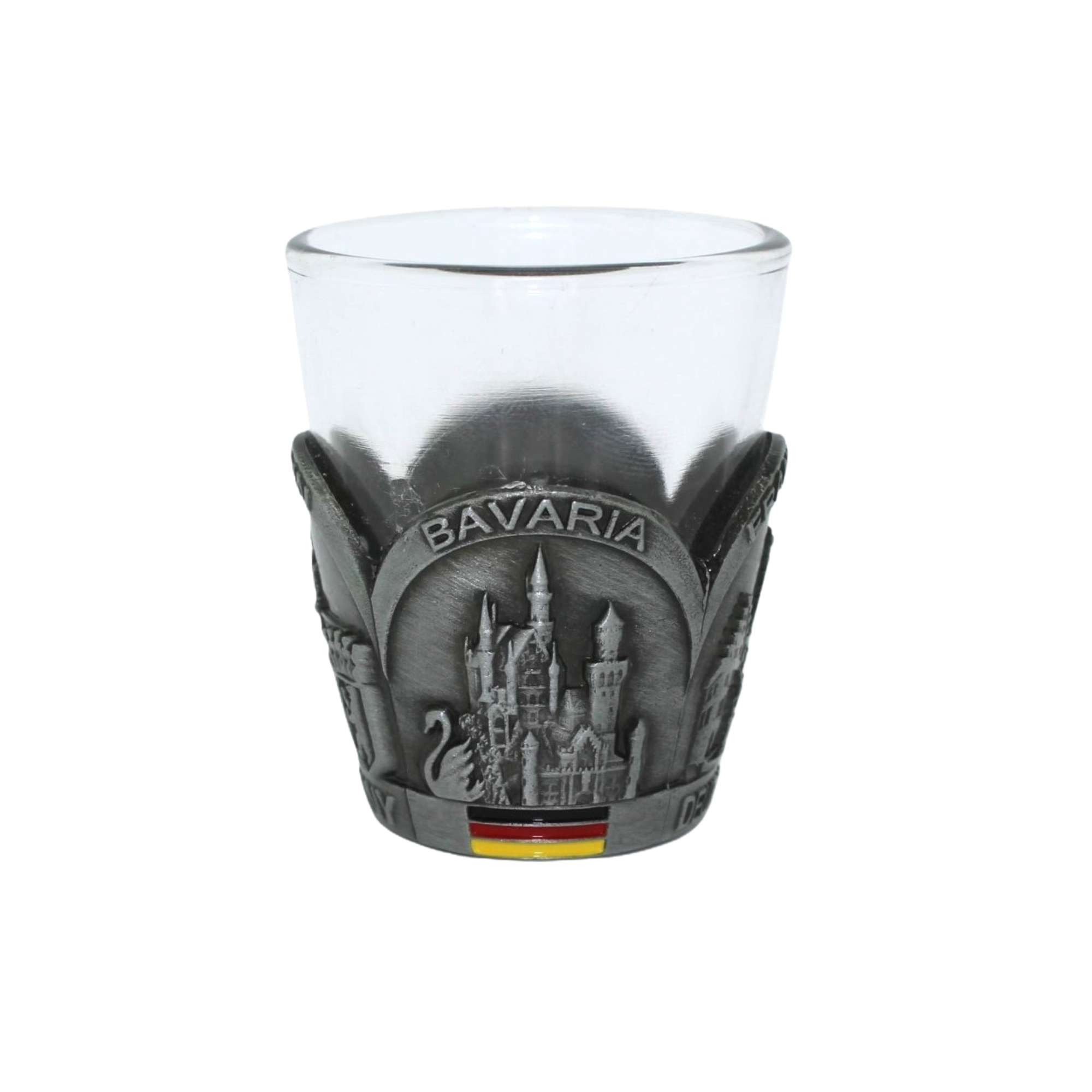 Shot glass metal Germany