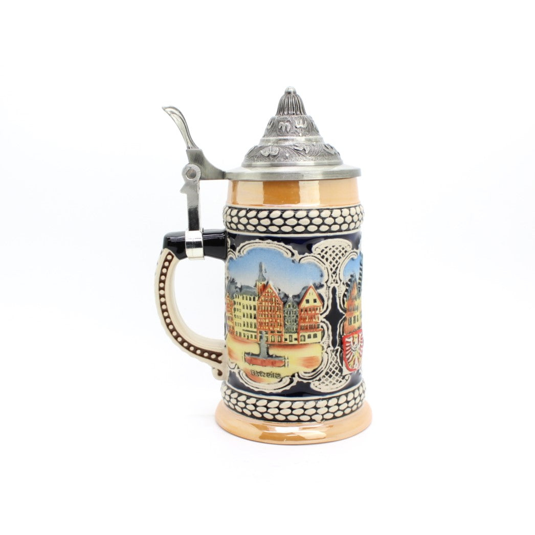 Beer mug medium Frankfurt relief