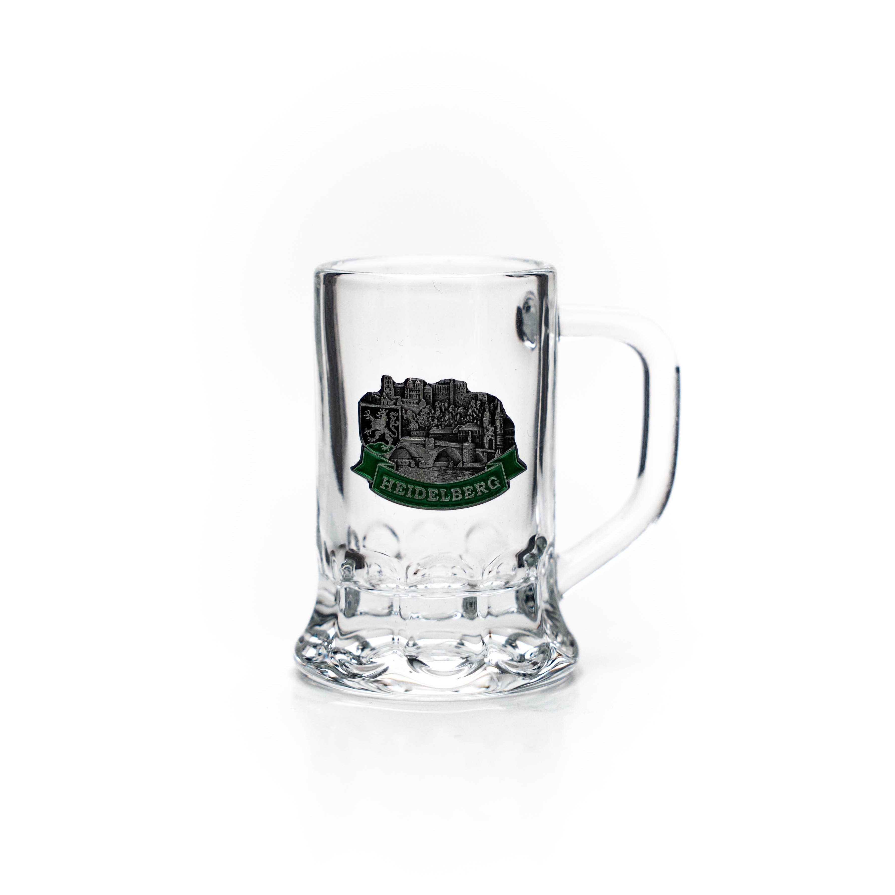 Glass eidel mini 2cl Heidelberg metal