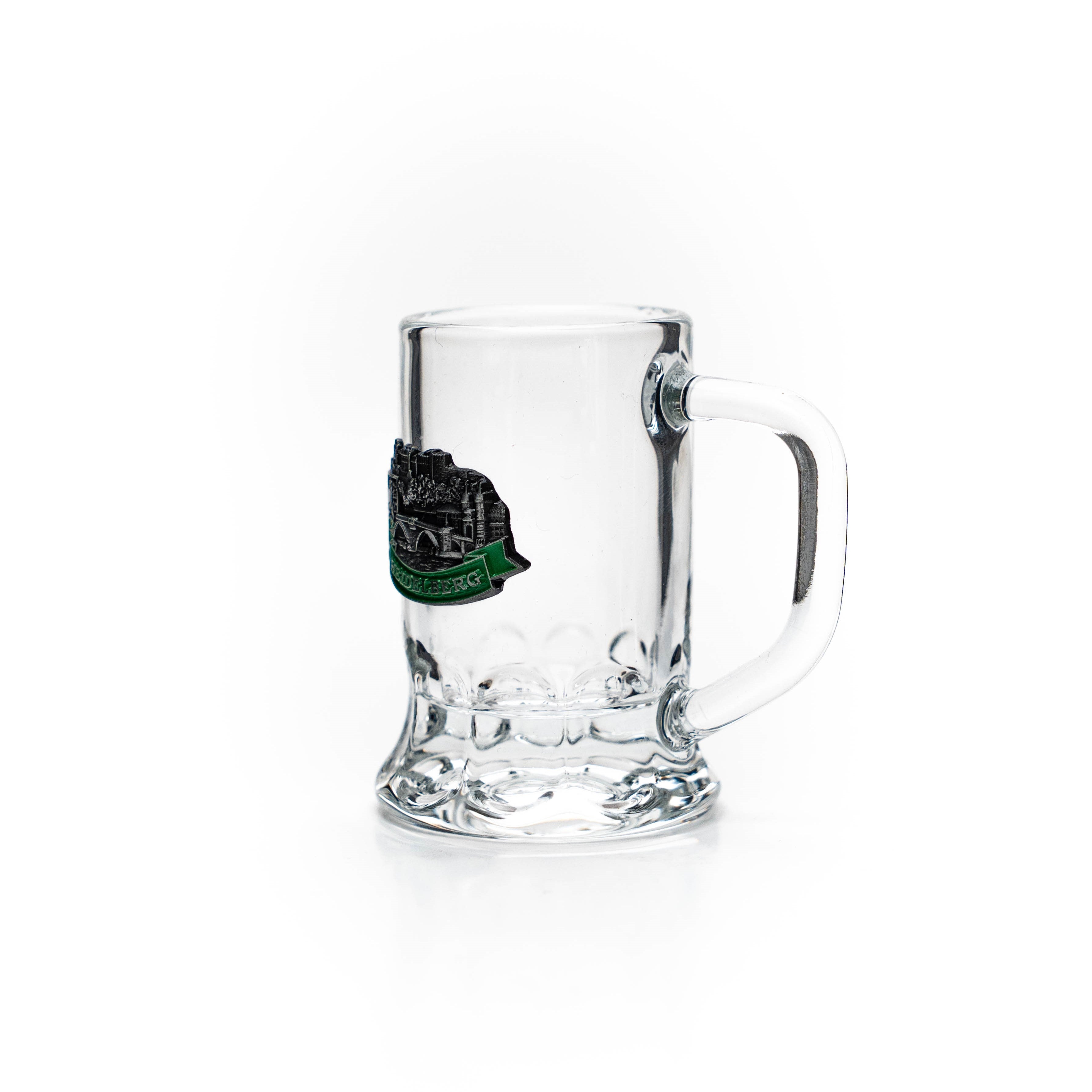 Glass eidel mini 2cl Heidelberg metal