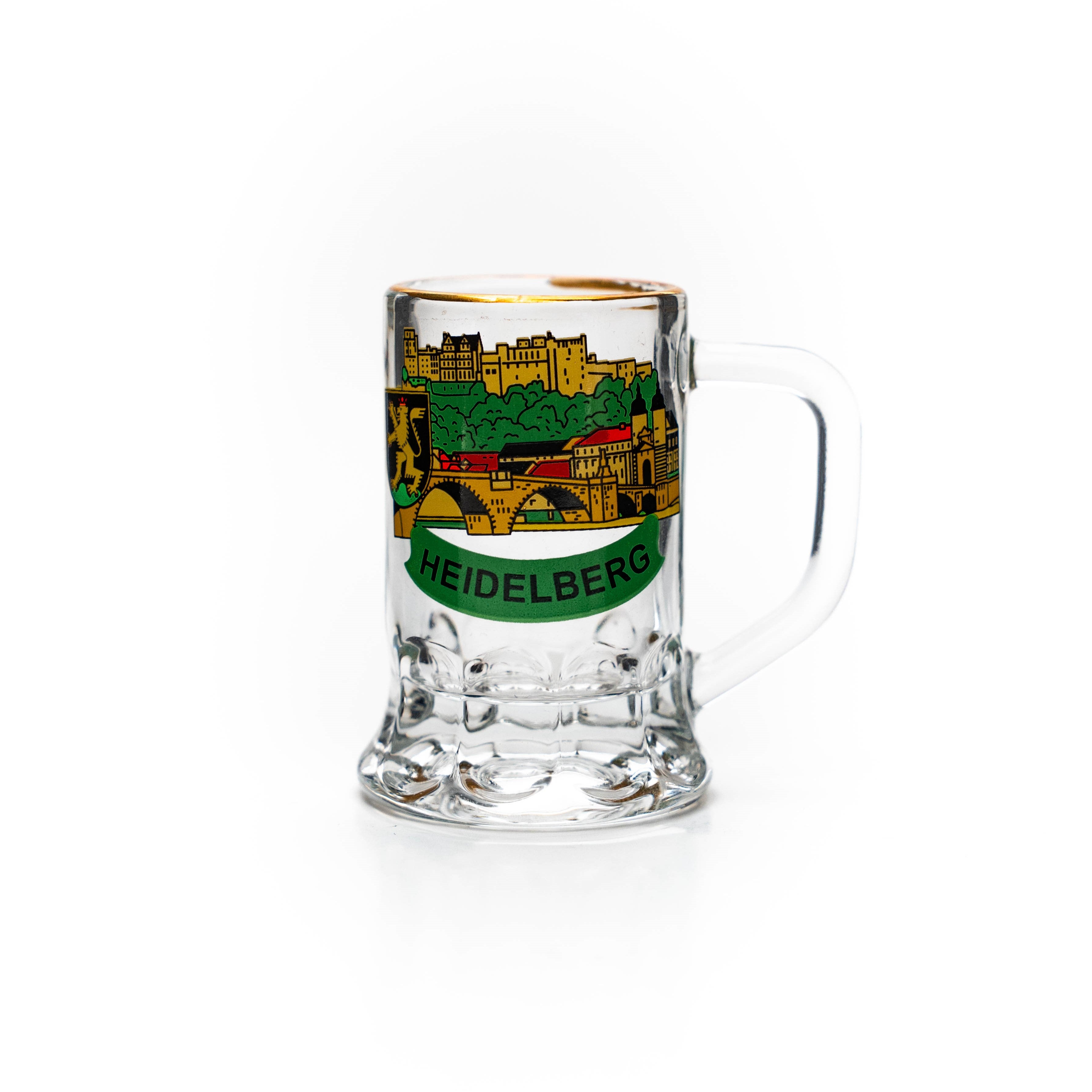 Glass mug mini 2cl Heidelberg view