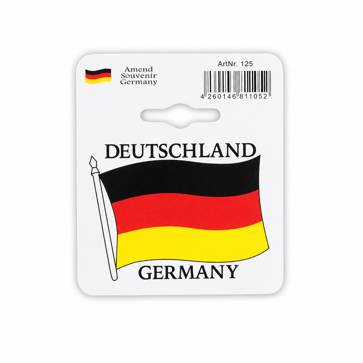 Amend Souvenir Aufkleber mit Deutschland-Fahne – Deutschland Souvenir