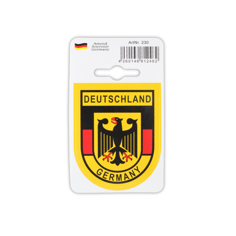 Aufkleber mit Deutschland-Wappen – Deutschland Souvenir