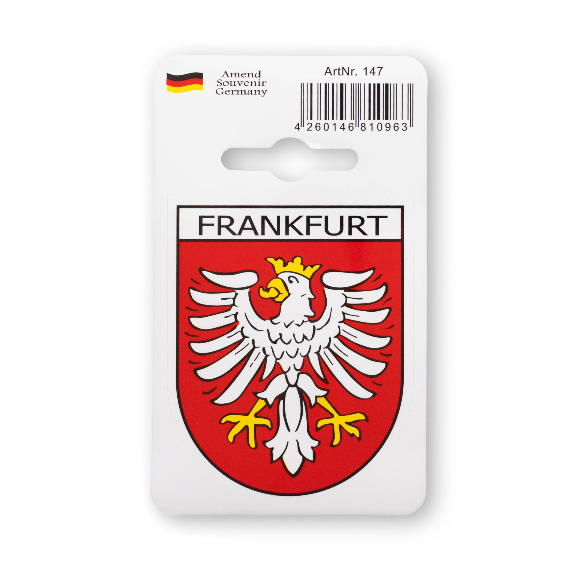 Aufkleber Frankfurt Wappen – Deutschland Souvenir