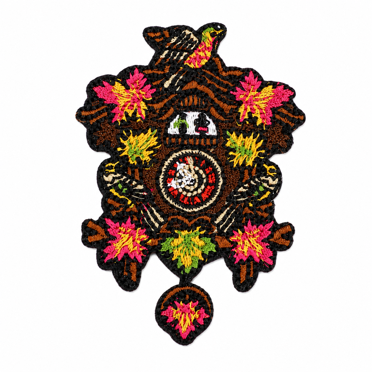 Amend Souvenir Aufnäher mit Kuckucksuhr-Motiv – Deutschland Souvenir
