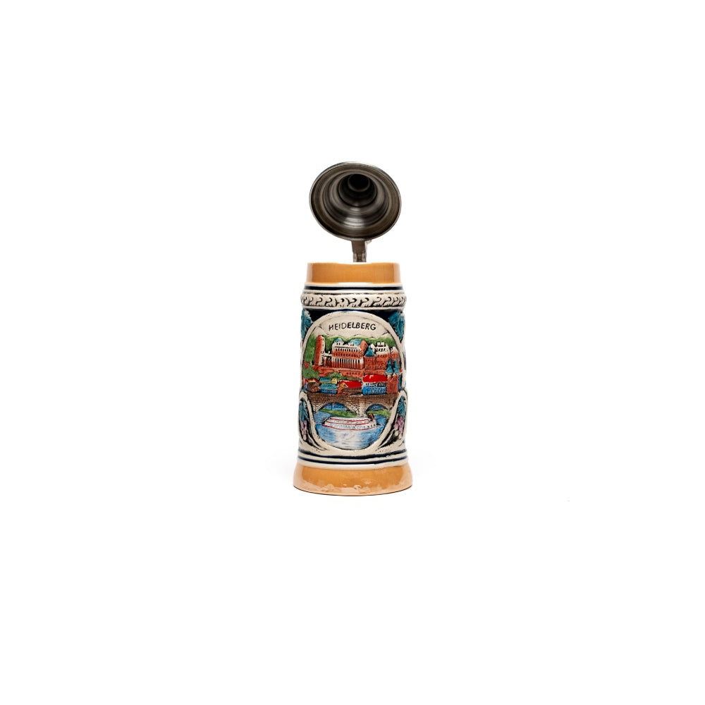 Amend Souvenir Mini Bierkrug mit Heidelberg Relief – traditionelles Deutschland Souvenir