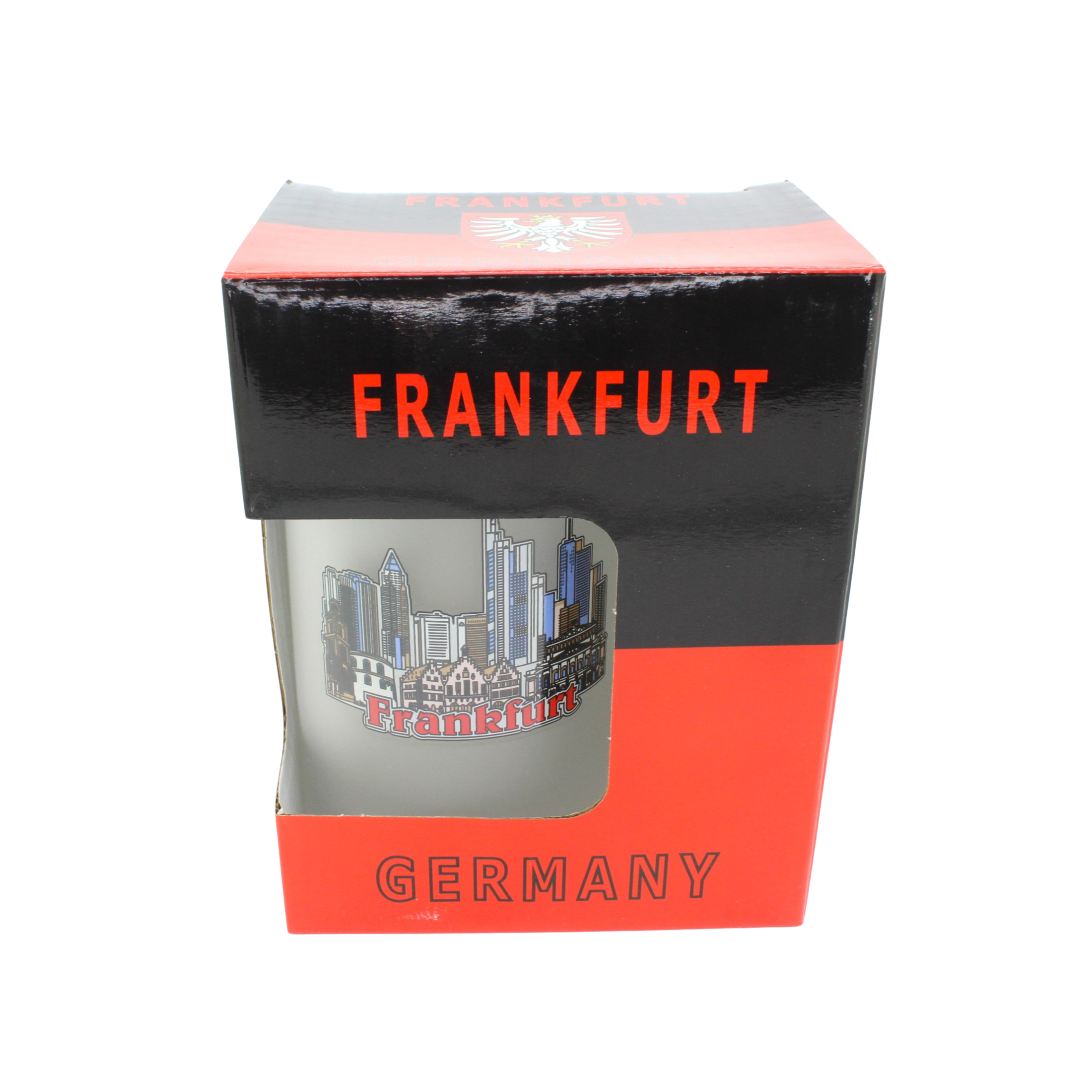 Bierglas Frankfurt matt – Deutschland Souvenir