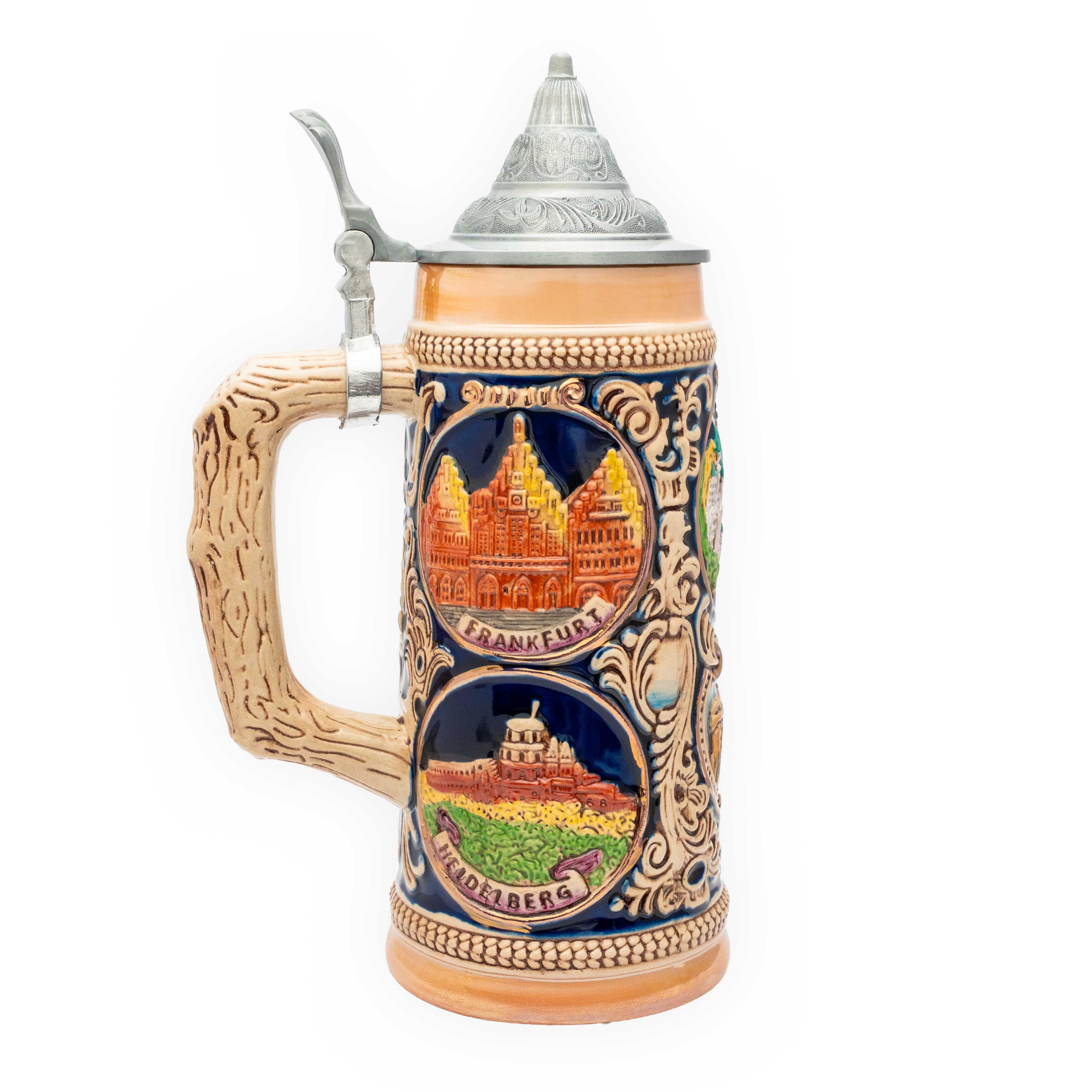 Amend Souvenir Großer Bierkrug mit Ansichten von Städten als Motiv - Deutschland Souvenir