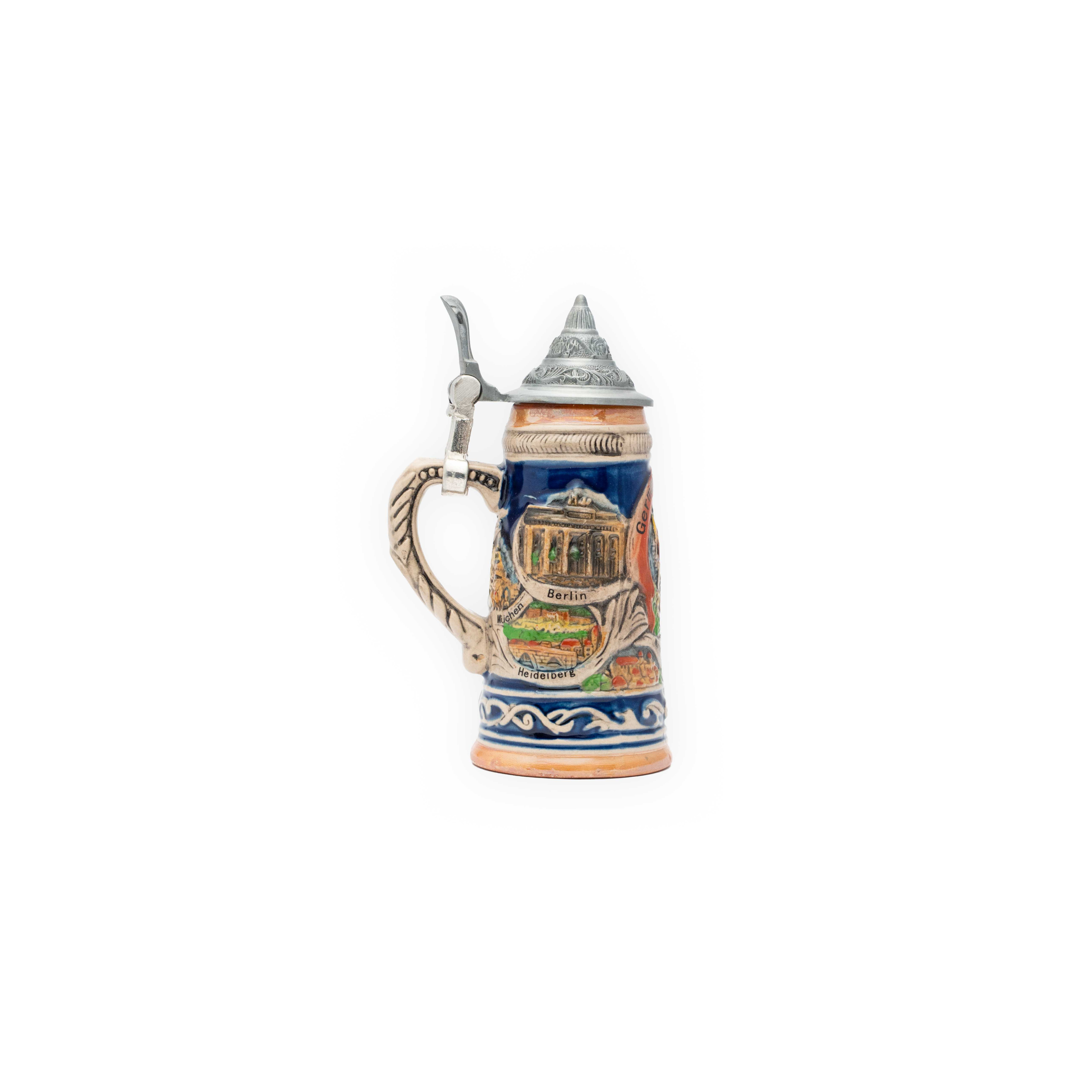Amend Souvenir Deutschland Bierkrug mit Motiven von deutschen Städten und Landschaften - Deutschland Souvenir