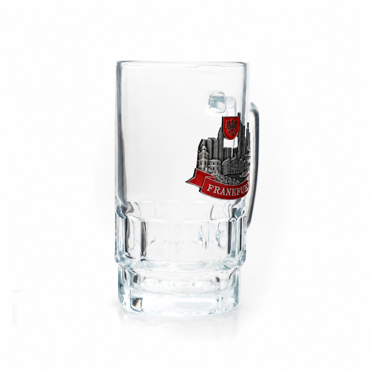 Amend Souvenir Bierseidel 0,4L Frankfurt Metall- Amend Souvenir