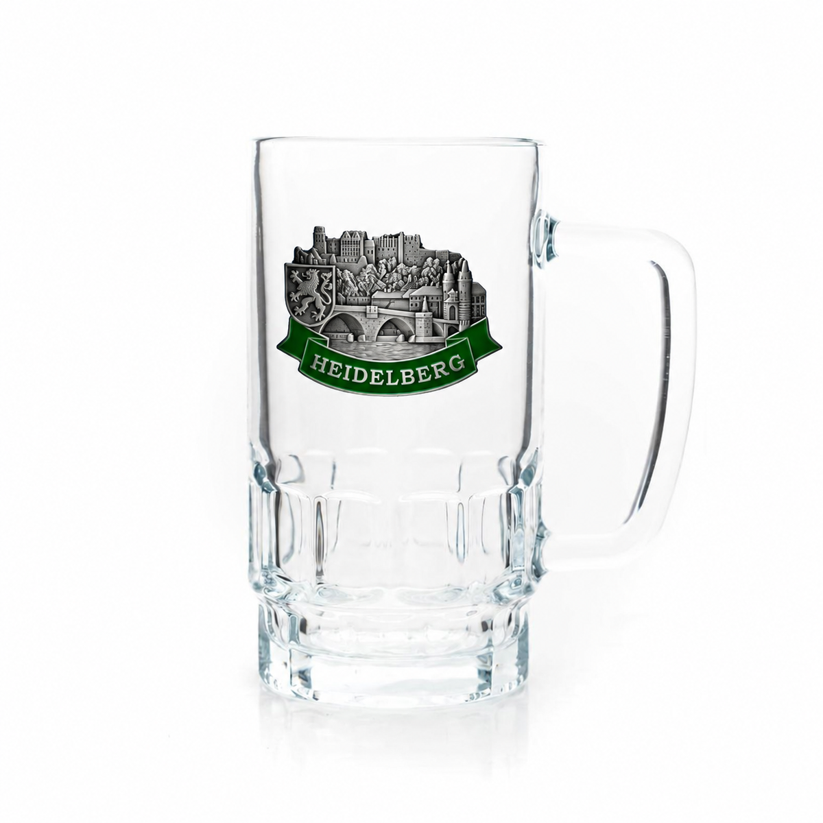Amend Souvenir Bierseidel 0,4L Heidelberg Metall- Amend Souvenir