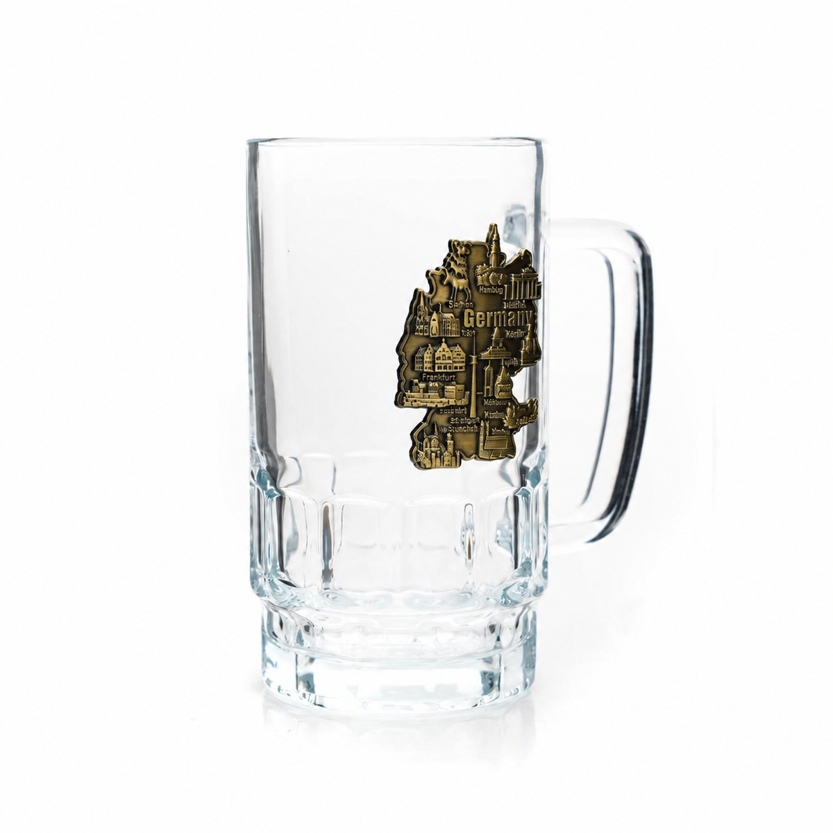 Amend Souvenir Bierseidel 0,4L Karte Metall- Amend Souvenir