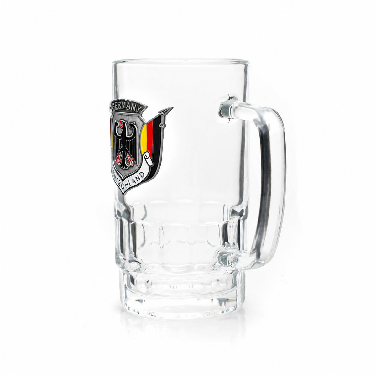 Amend Souvenir Bierseidel 0,4L Wappen Metall- Amend Souvenir