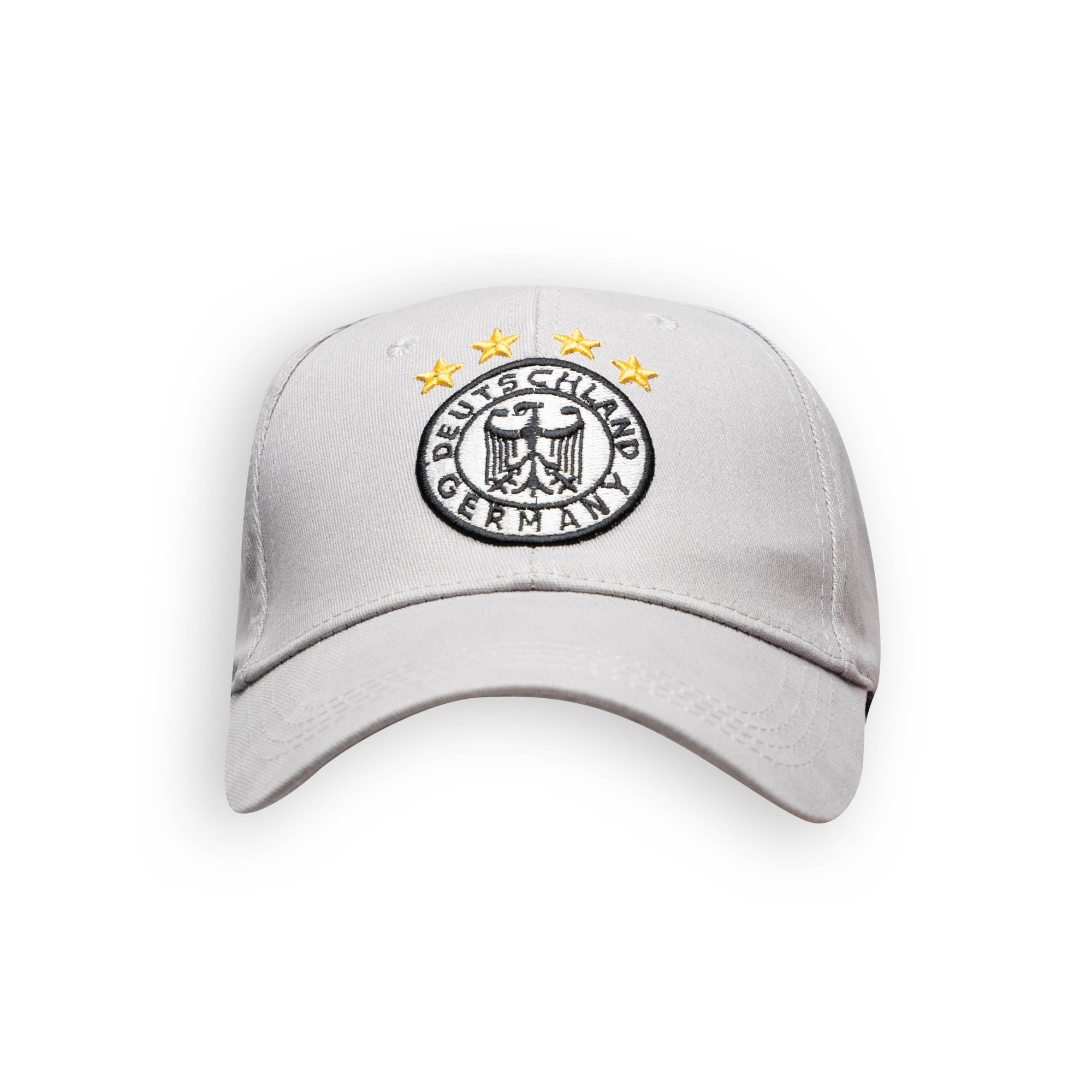 Graue Cap mit 4-Sterne-Motiv – Deutschland Souvenir