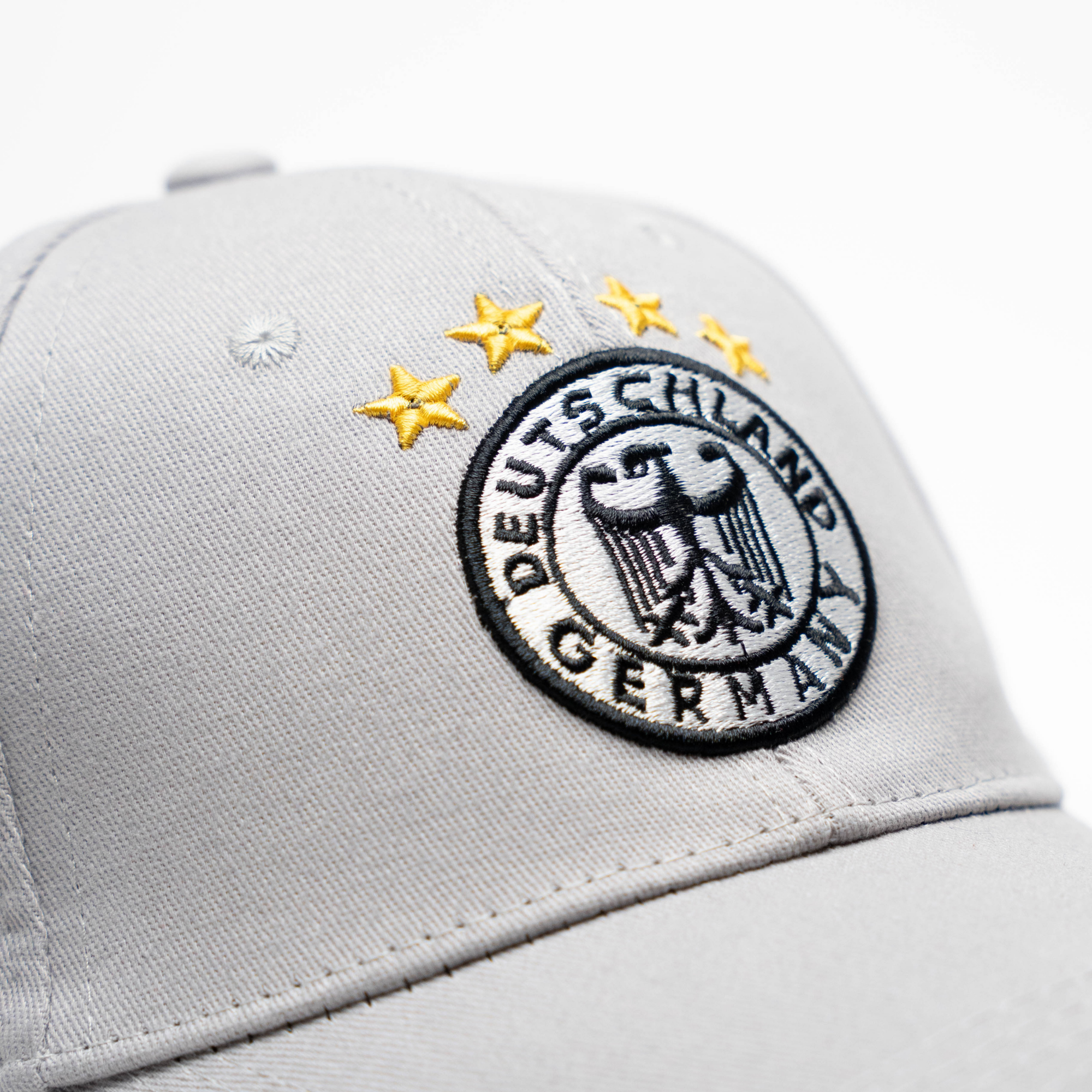 Graue Cap mit vier Sternen und Deutschland Wappen – Deutschland Souvenir