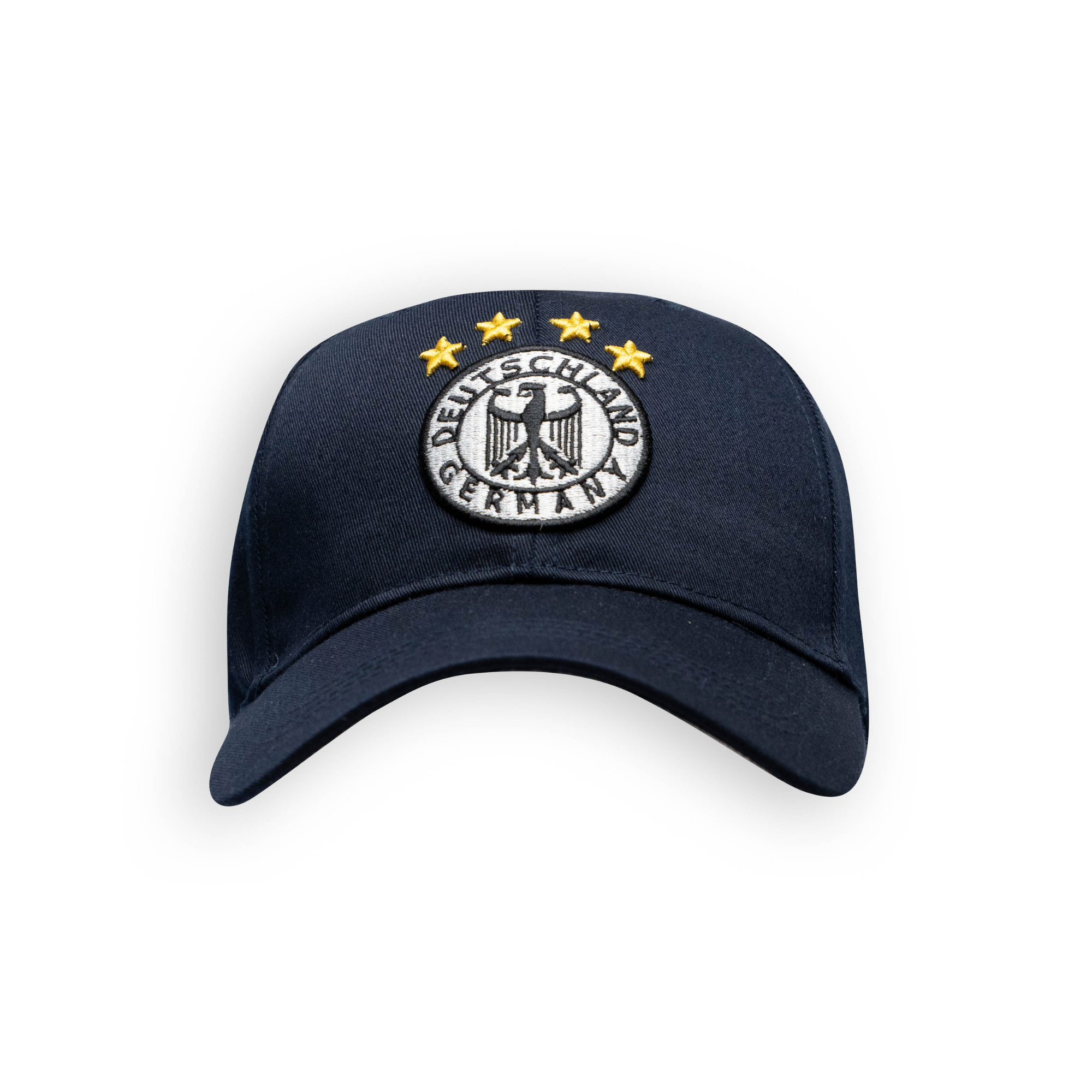 Marineblaue Cap mit 4-Sterne-Motiv – Deutschland Souvenir