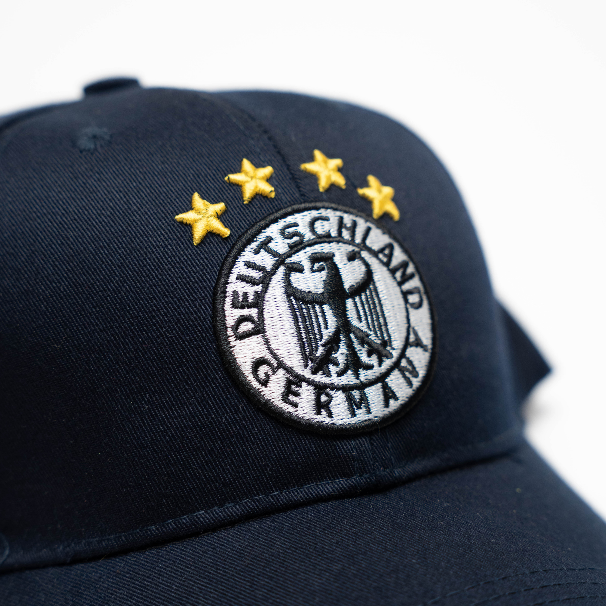 Marineblaue Cap mit vier Sternen und Deutschland Wappen – Deutschland Souvenir