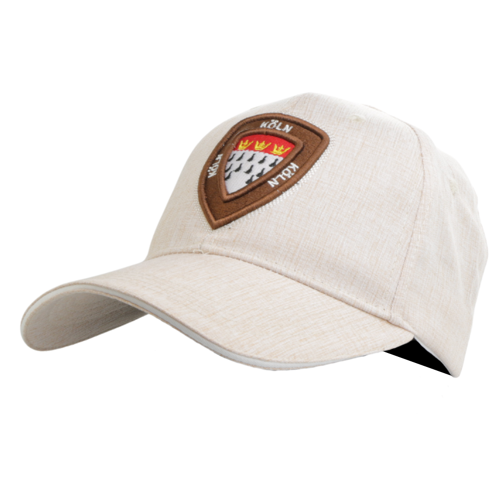 Beige Cap mit Köln-Wappen auf der Vorderseite – Germany Souvenir