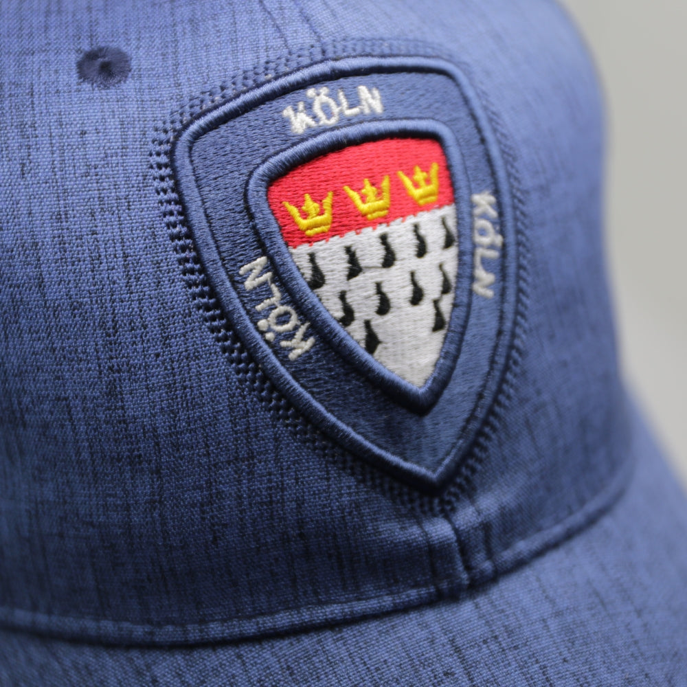 Blaue Cap mit Köln-Wappen auf der Vorderseite – Germany Souvenir