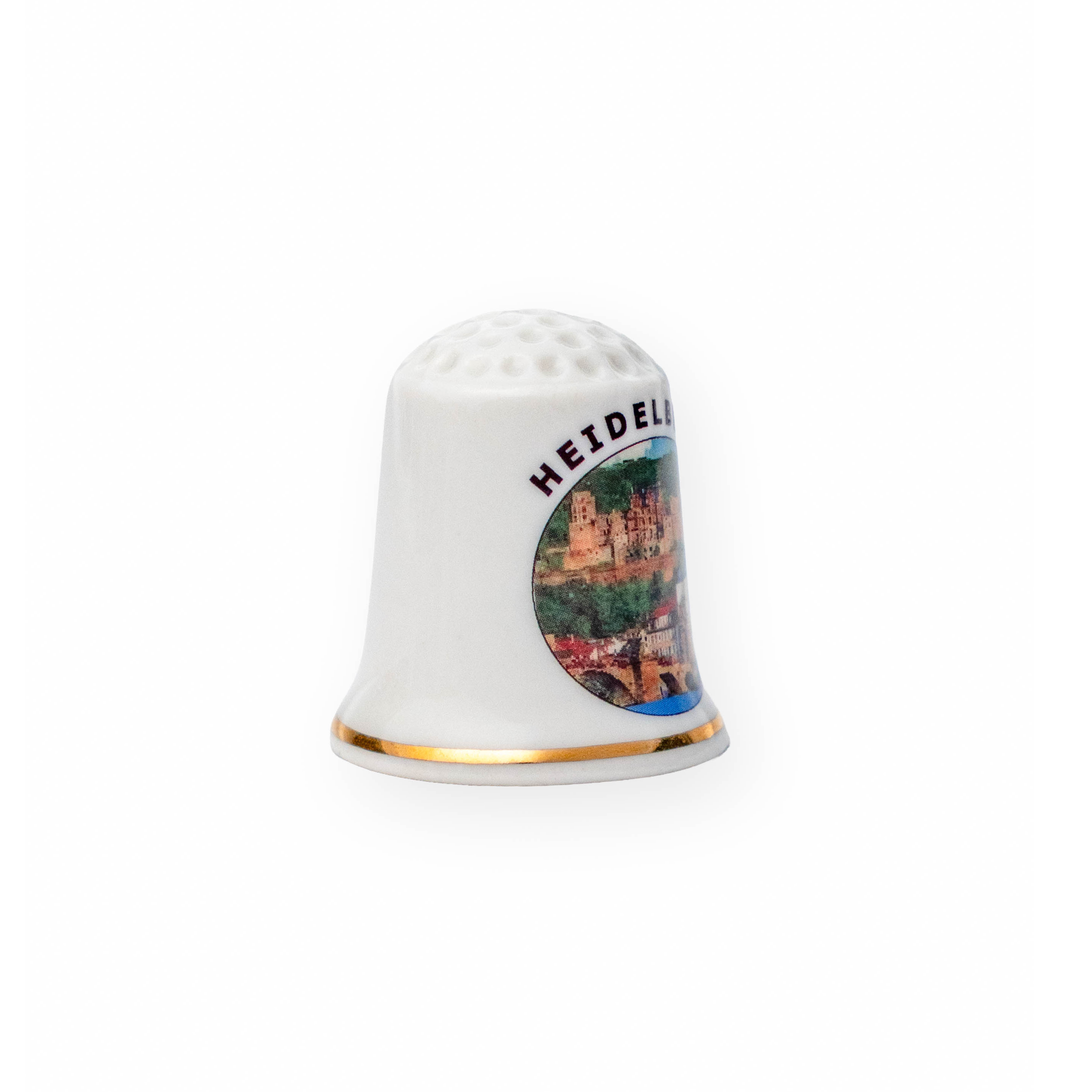 Amend Souvenir Fingerhut mit dem Schloss Heidelbergs als Motiv - Deutschland Souvenir