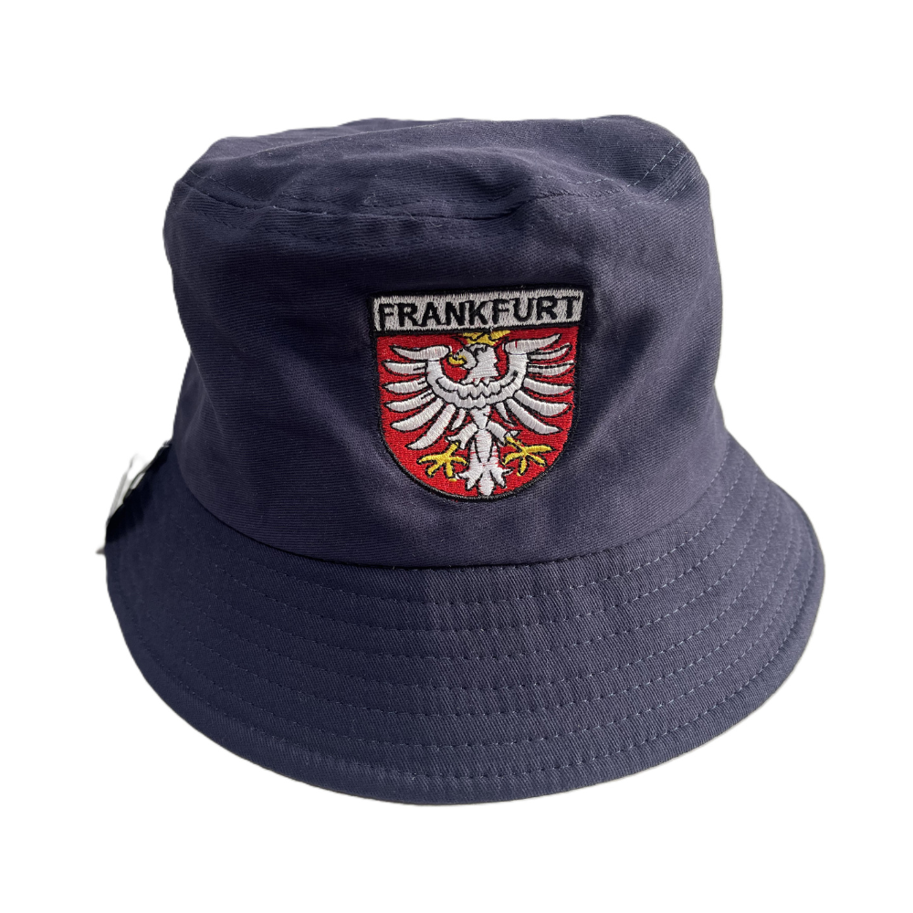 Fischerhut Marine mit Frankfurt-Motiv – Deutschland Souvenir