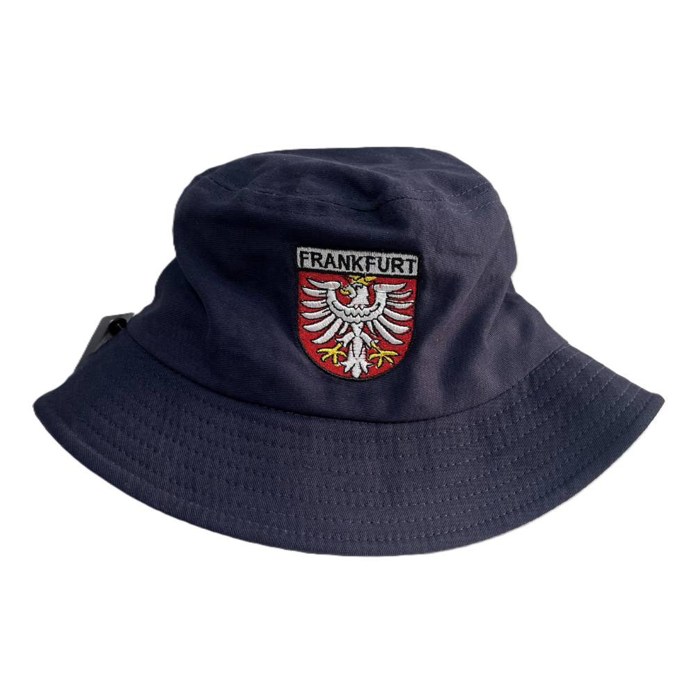 Fischerhut Marine mit Frankfurt-Motiv – Deutschland Souvenir