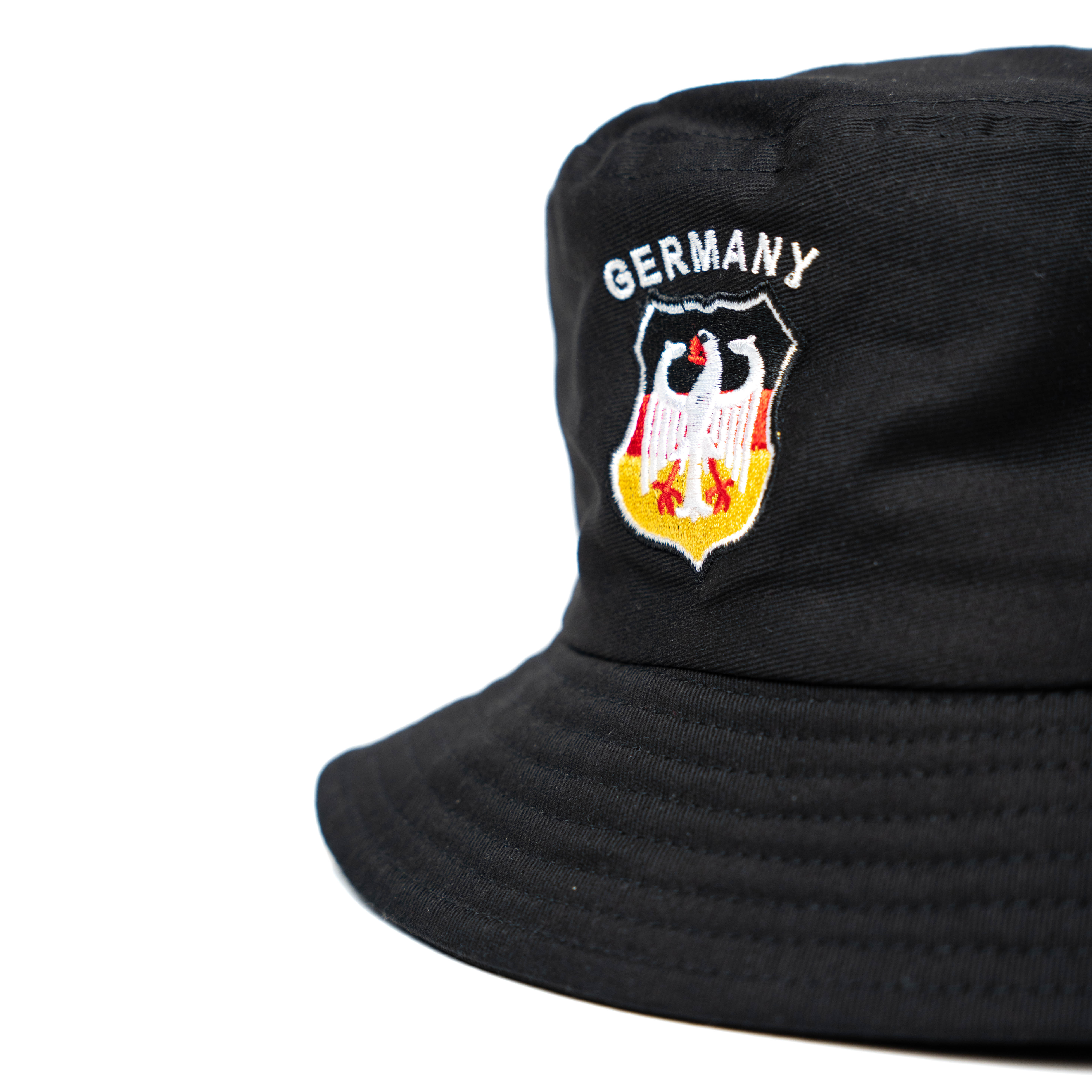 Amend Souvenir Schwarzer Fischerhut mit dem deutschen Adler als Motiv und dem Schriftzug "Germany" - Deutschland Souvenir