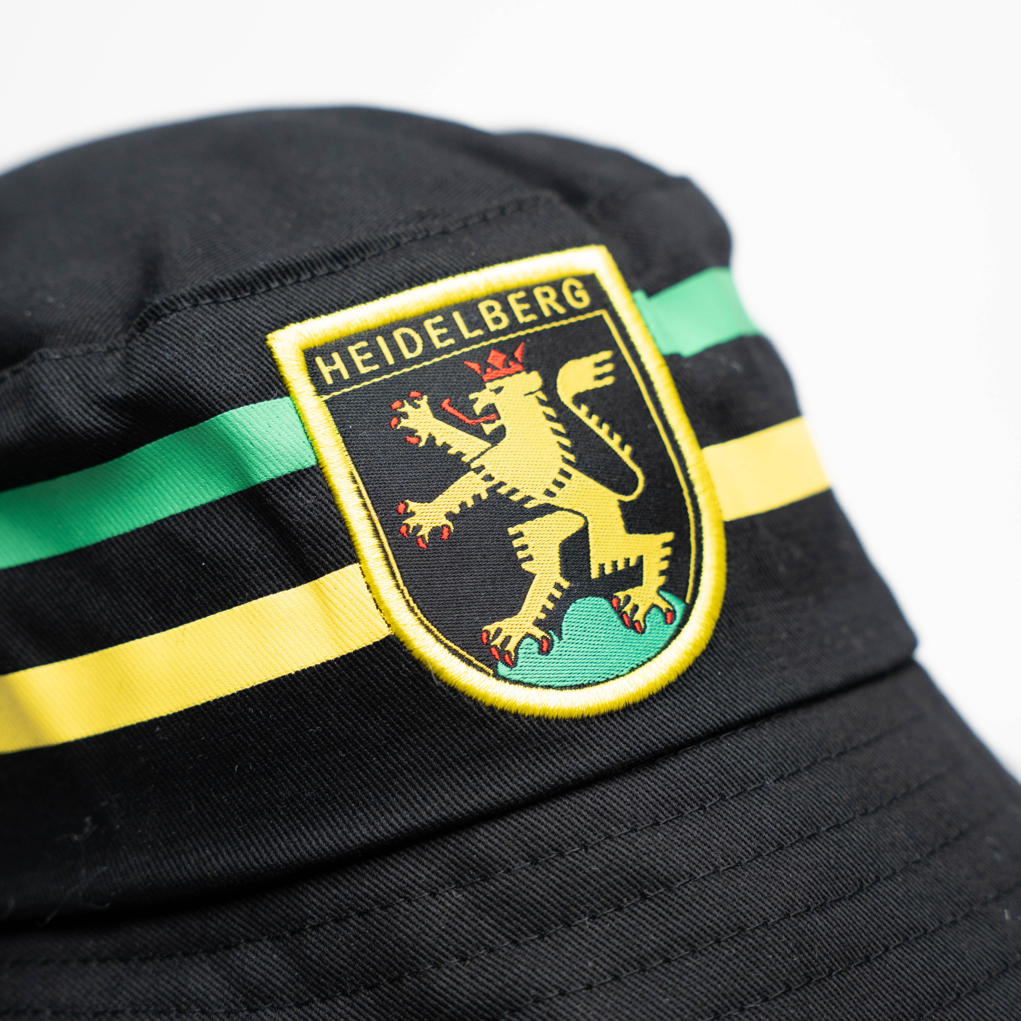 Schwarzer Fischerhut mit Heidelberg-Motiv – Deutschland Souvenir