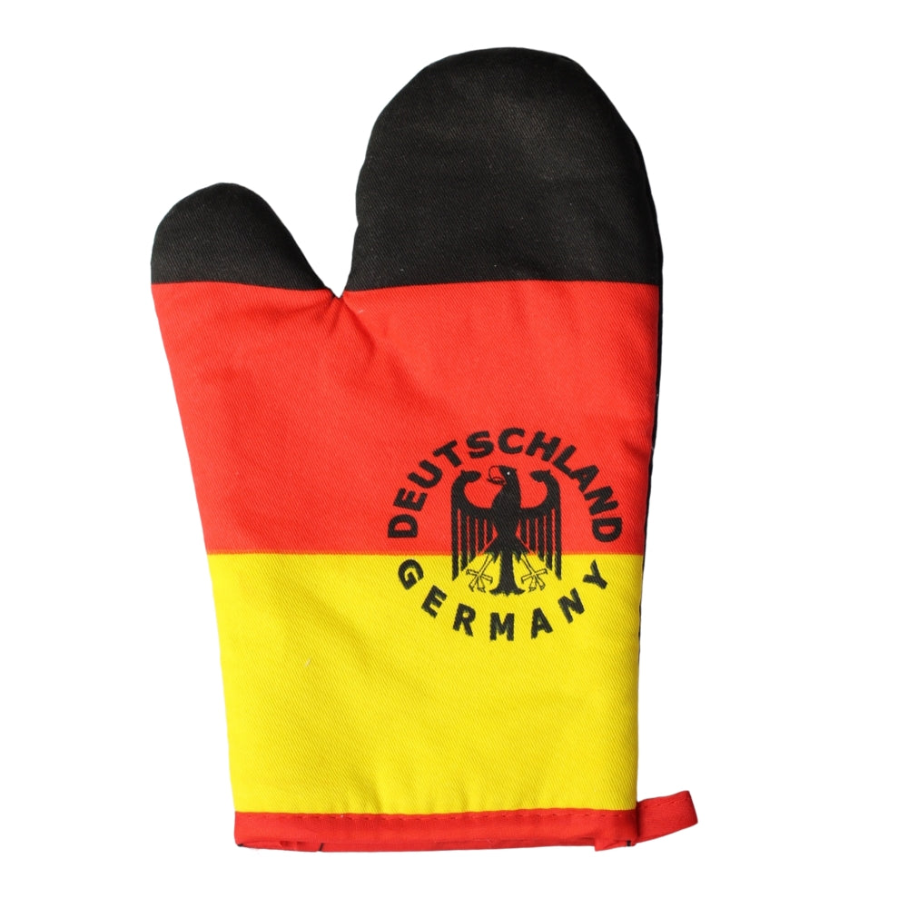 Grillhandschuh in Schwarz-Rot-Gold – BBQ Fanartikel Deutschland Souvenir