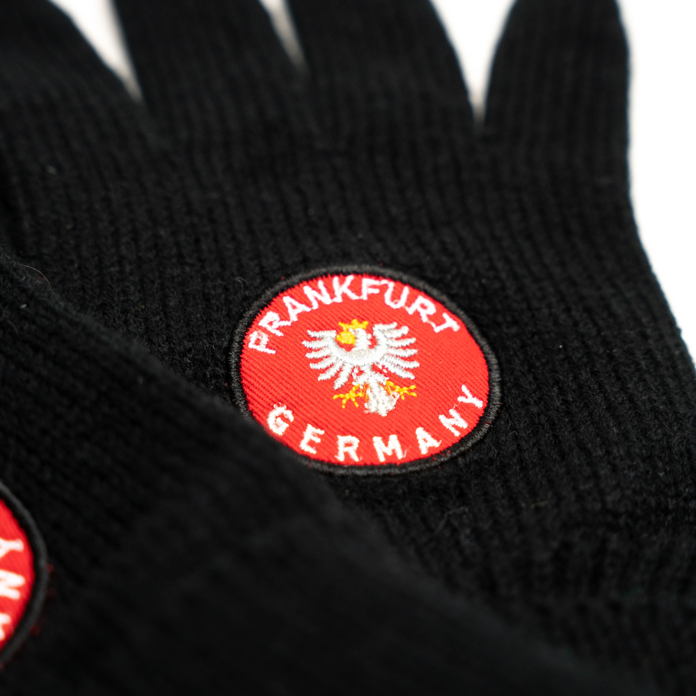 Winterhandschuh mit Frankfurt-Stickerei – Deutschland Souvenir