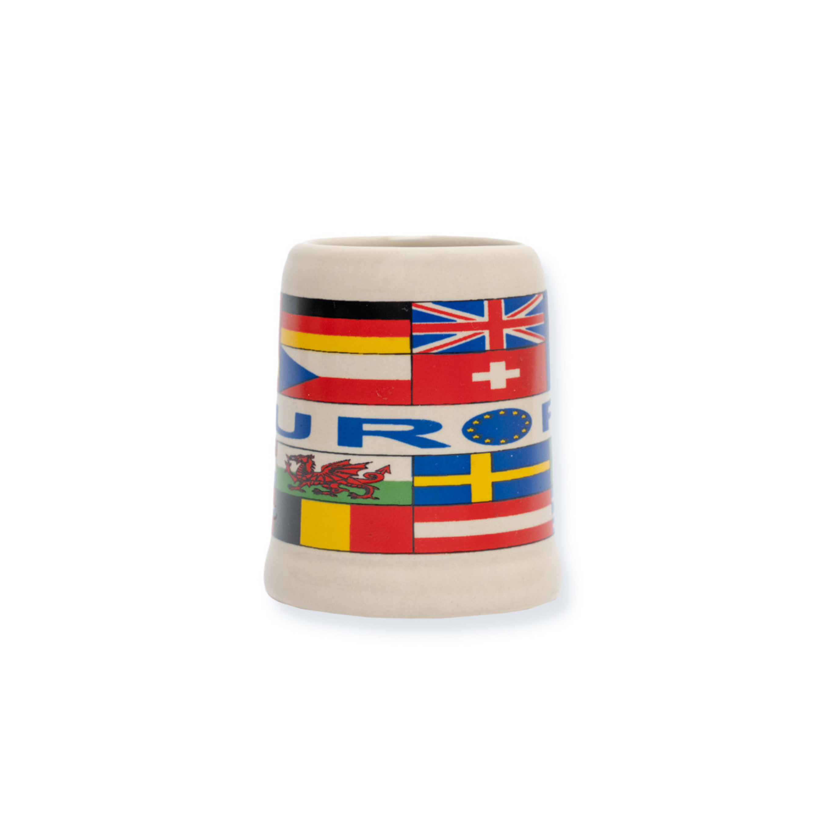 Amend Souvenir Keramikseidel mit den Länderflaggen Europas - Europa Souvenir