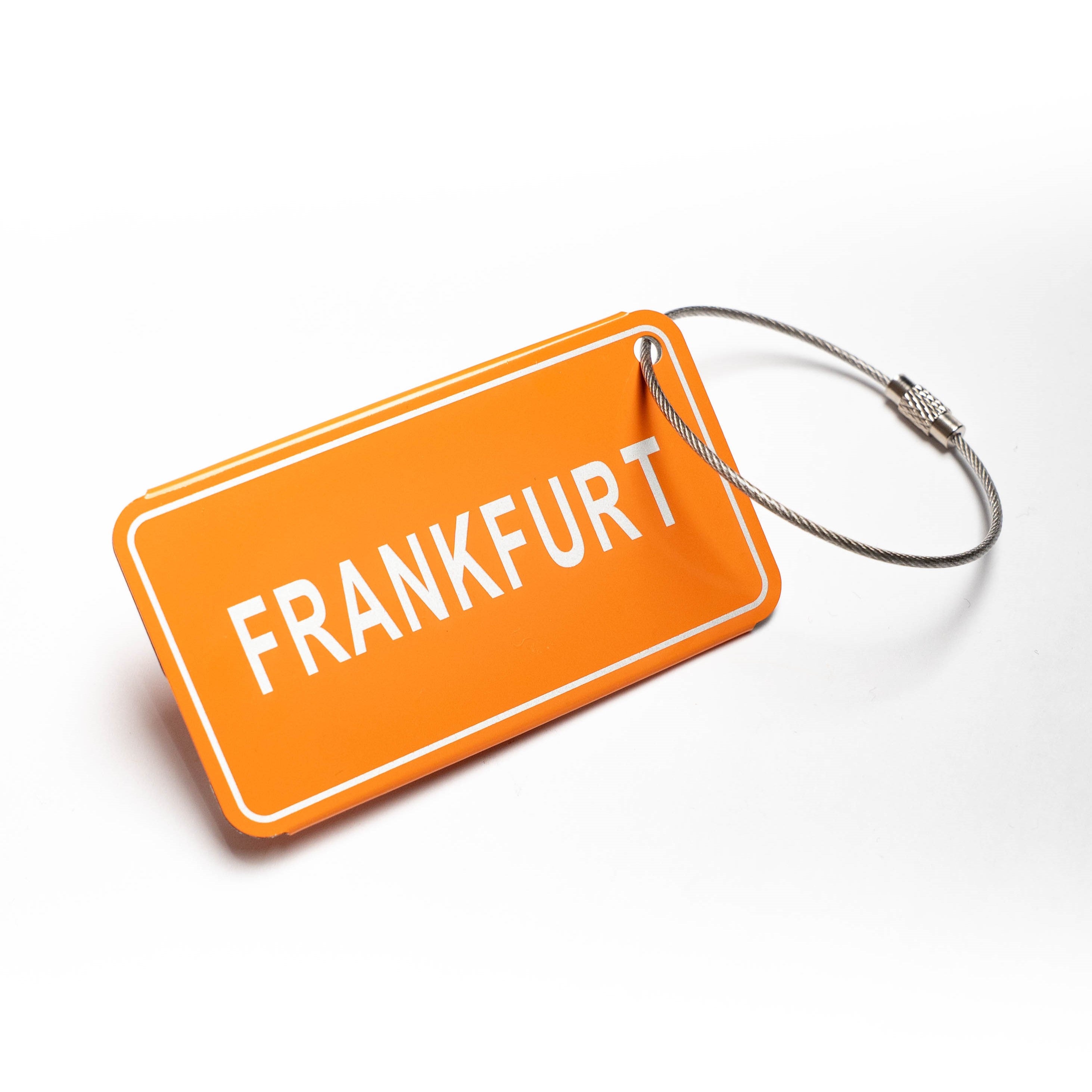 Kofferanhänger mit Frankfurt Motiv – Deutschland Souvenir