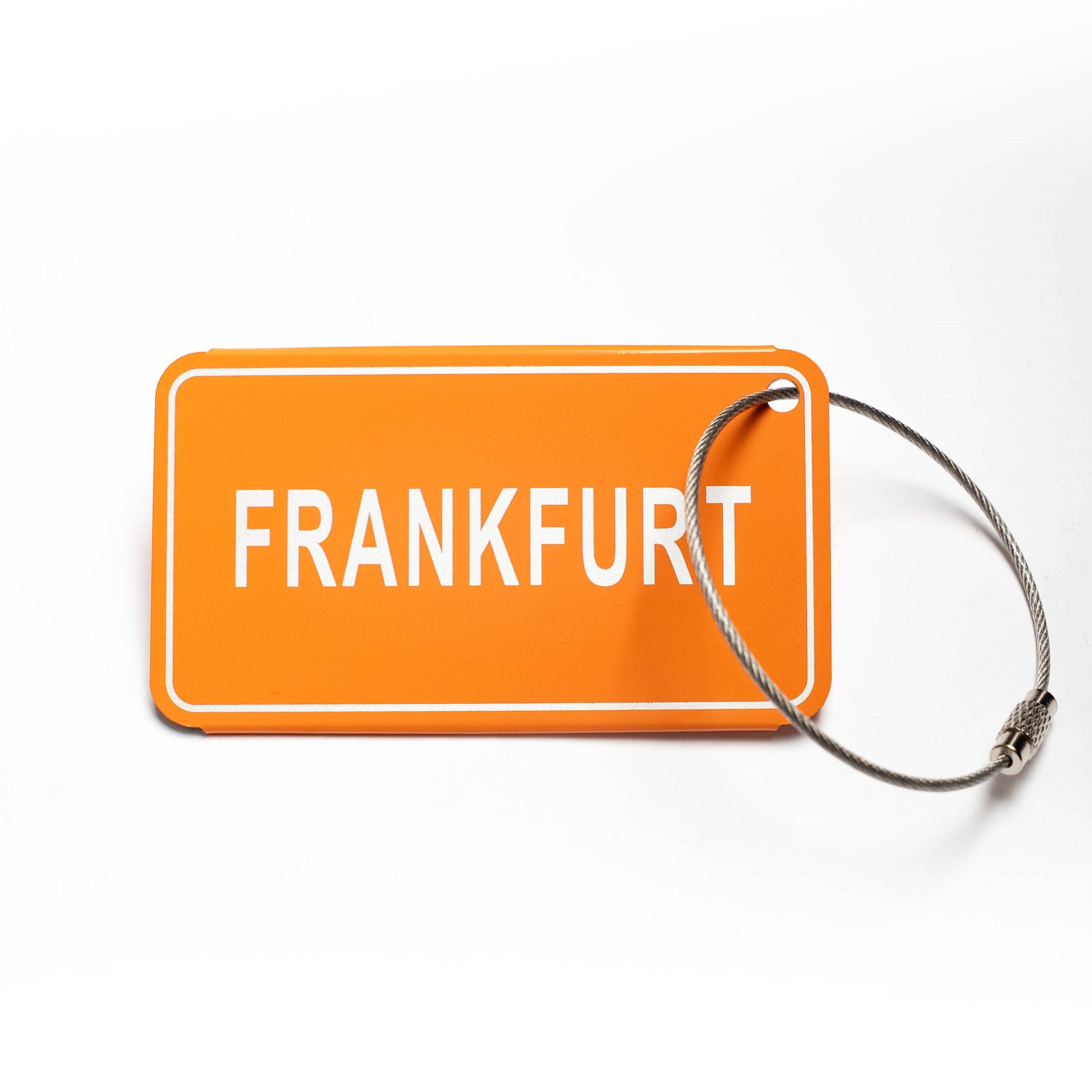 Kofferanhänger mit Frankfurt Motiv – Deutschland Souvenir