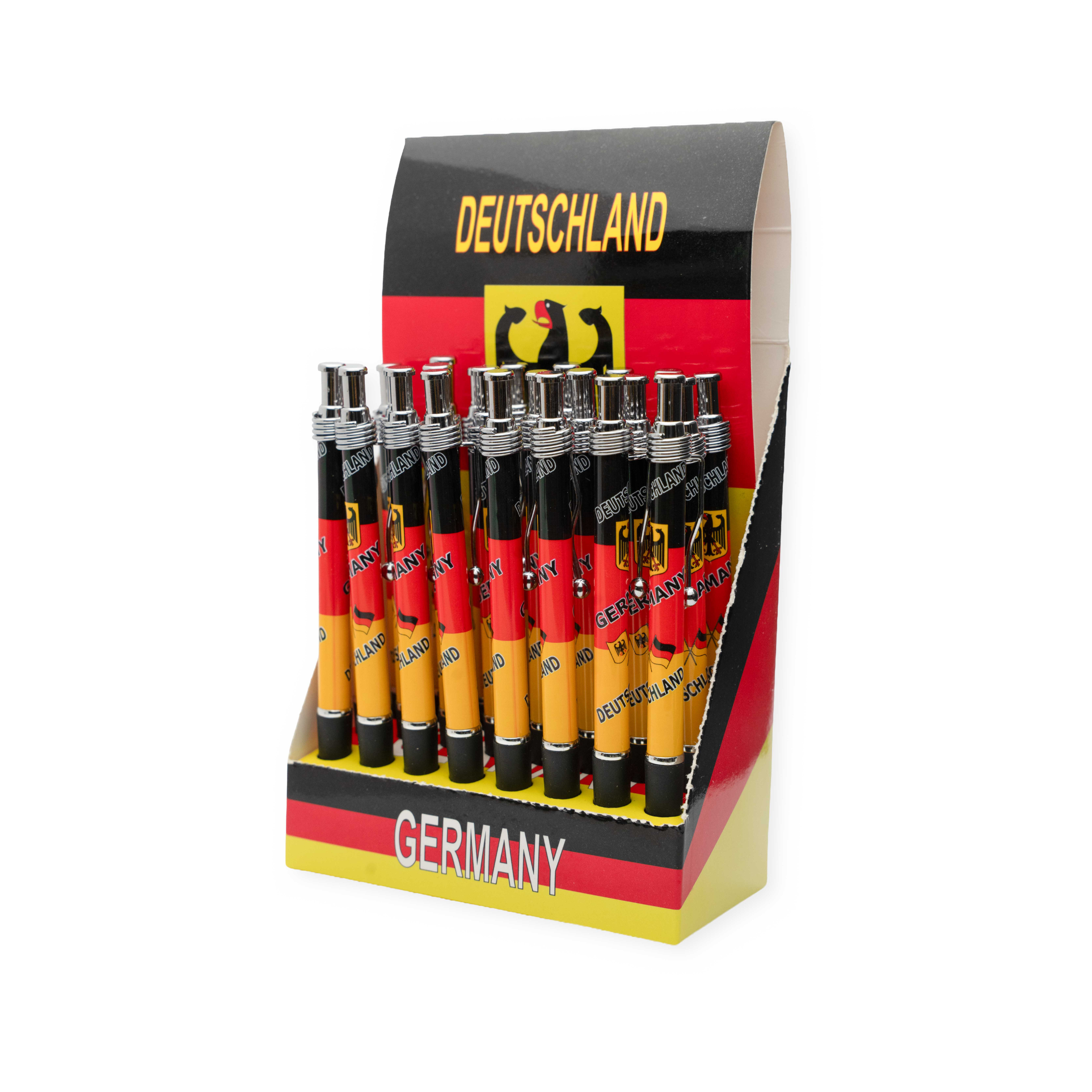 Amend Souvenir Kugelschreiber mit Deutschland-Motiv in den Farben schwarz-rot-gelb - Deutschland Souvenir