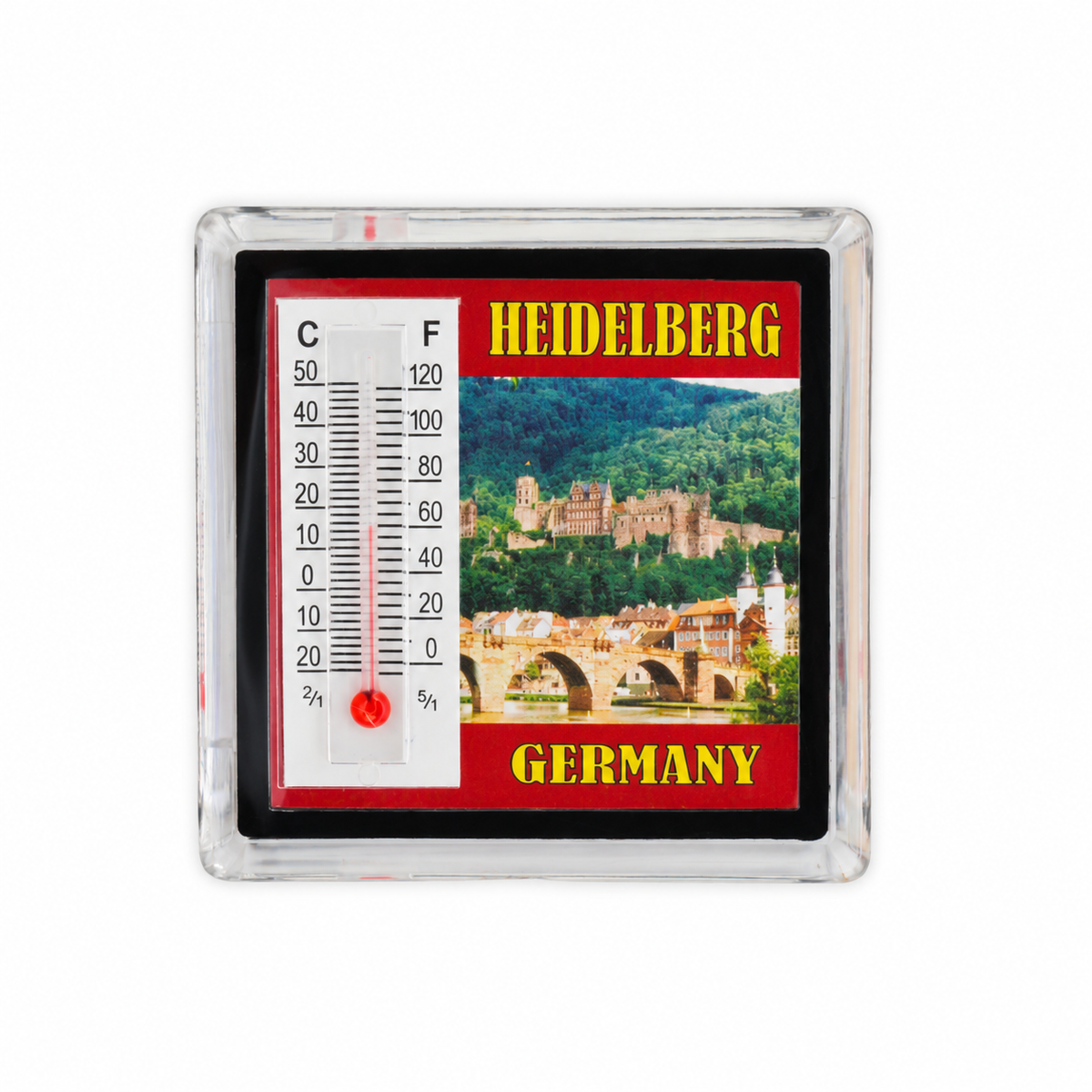 Amend Souvenir Acryl-Thermo Magnet mit Heidelberg Motiv – Deutschland Souvenir