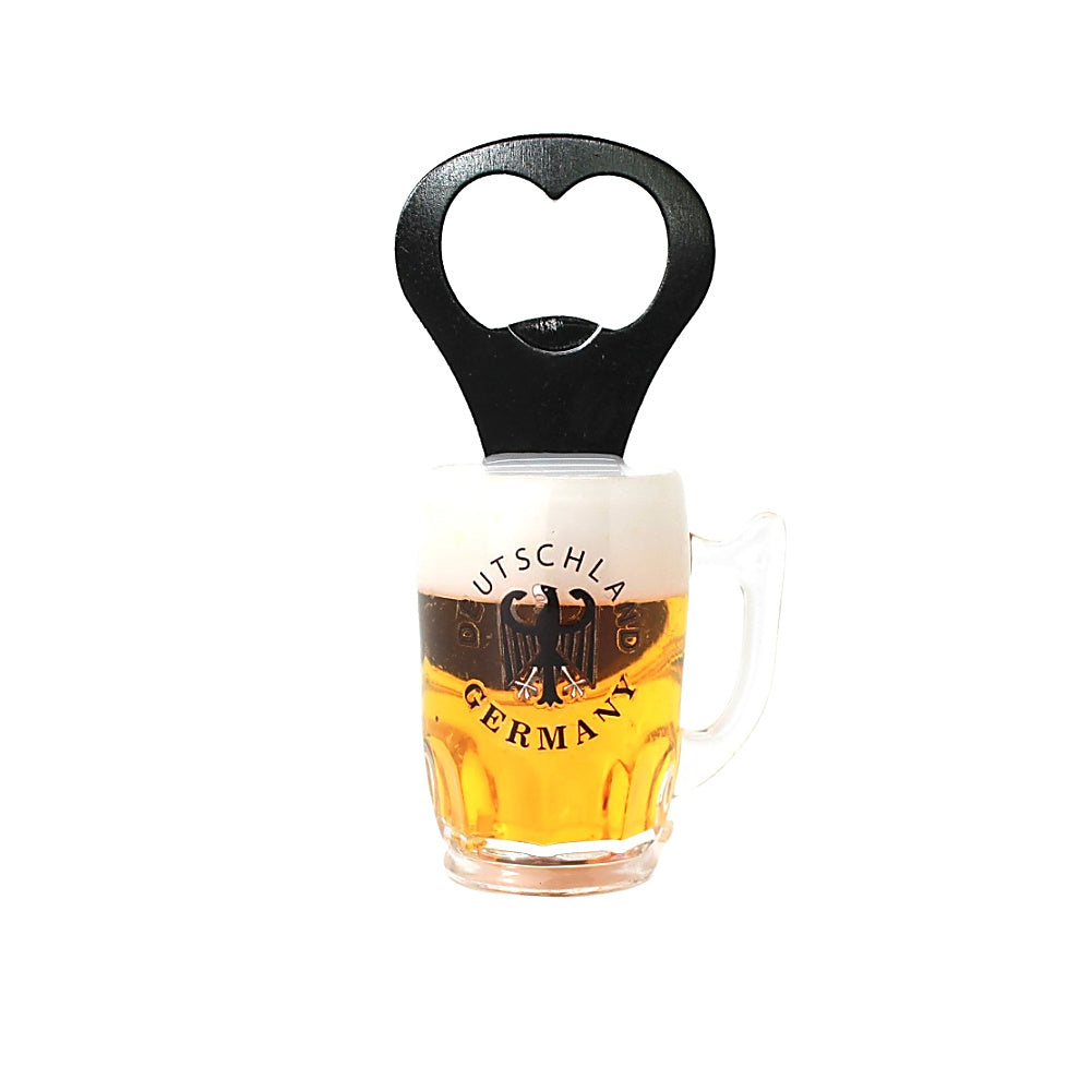 Amend Souvenir Bierglas-Magnet mit Flaschenöffner und Adler-Motiv – Deutschland Souvenir