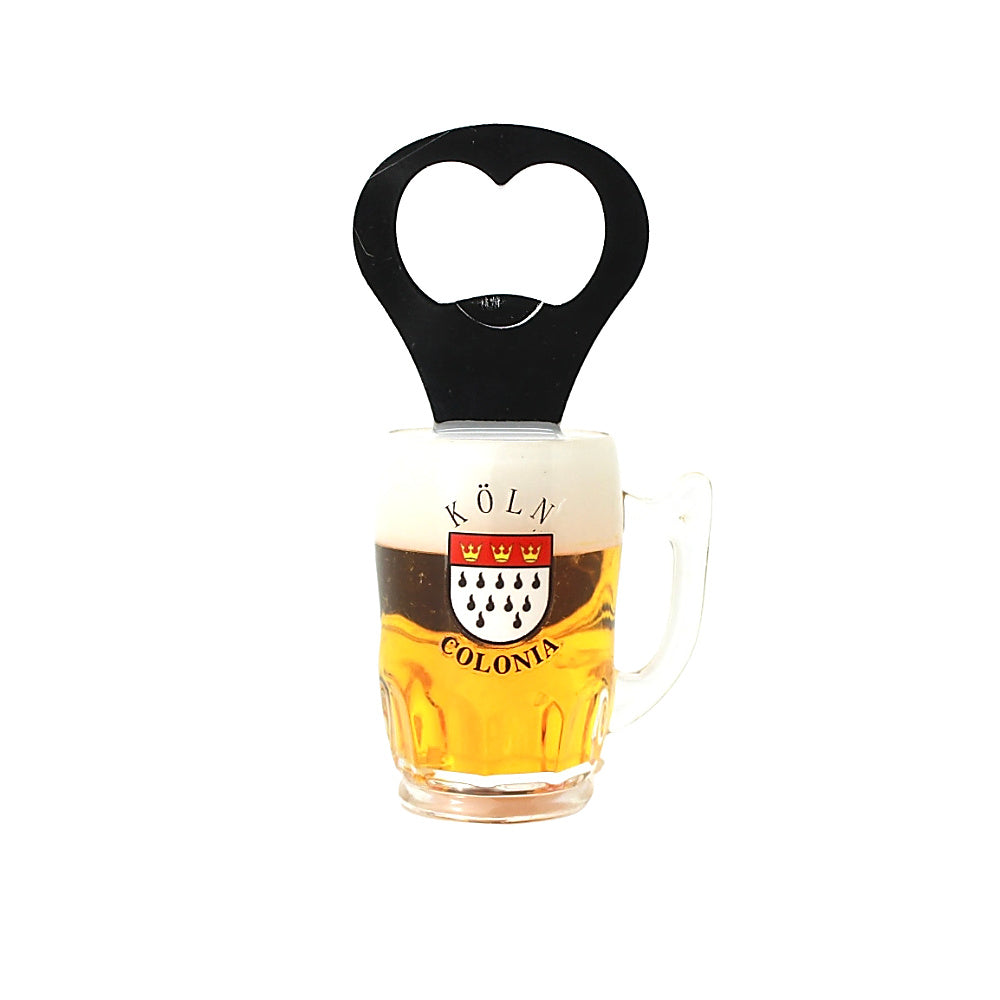 Amend Souvenir Bierglas-Magnet mit Flaschenöffner und Köln-Motiv – Deutschland Souvenir