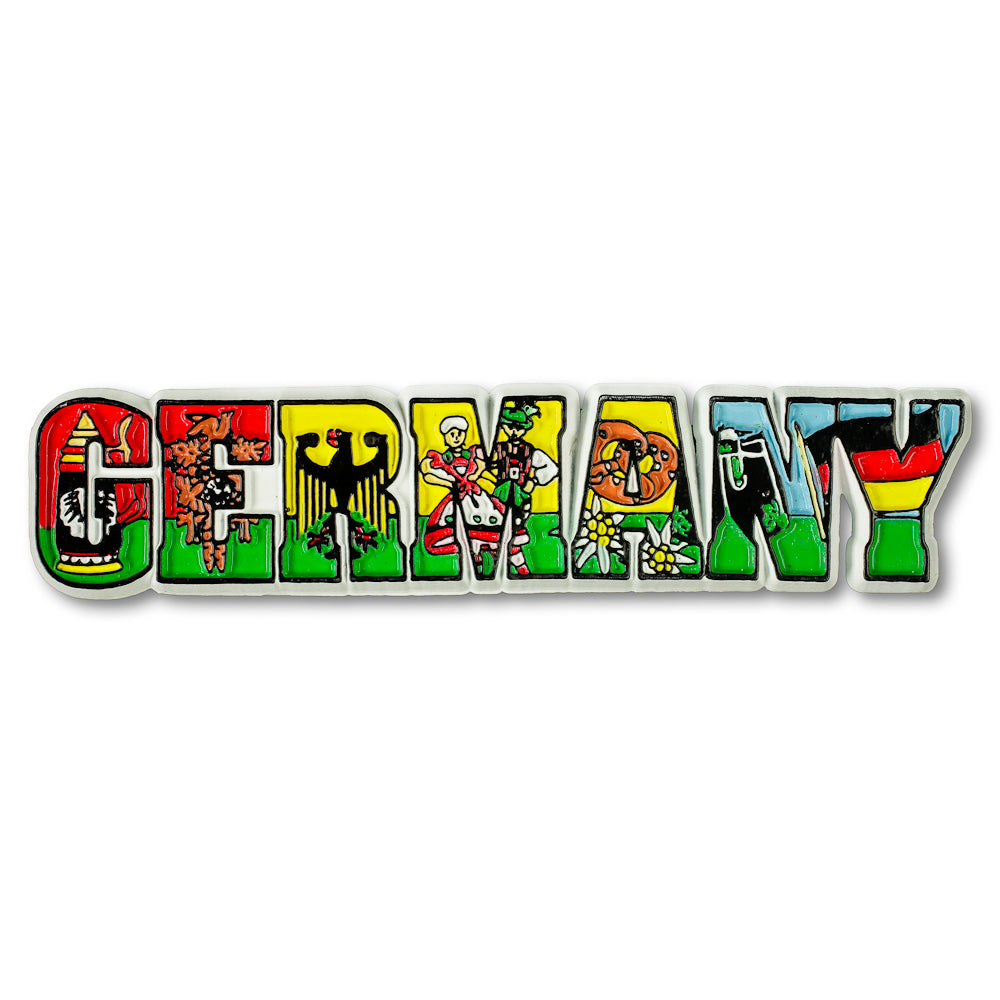 Amend Souvenir Magnet Germany Schrift – Deutschland Souvenir