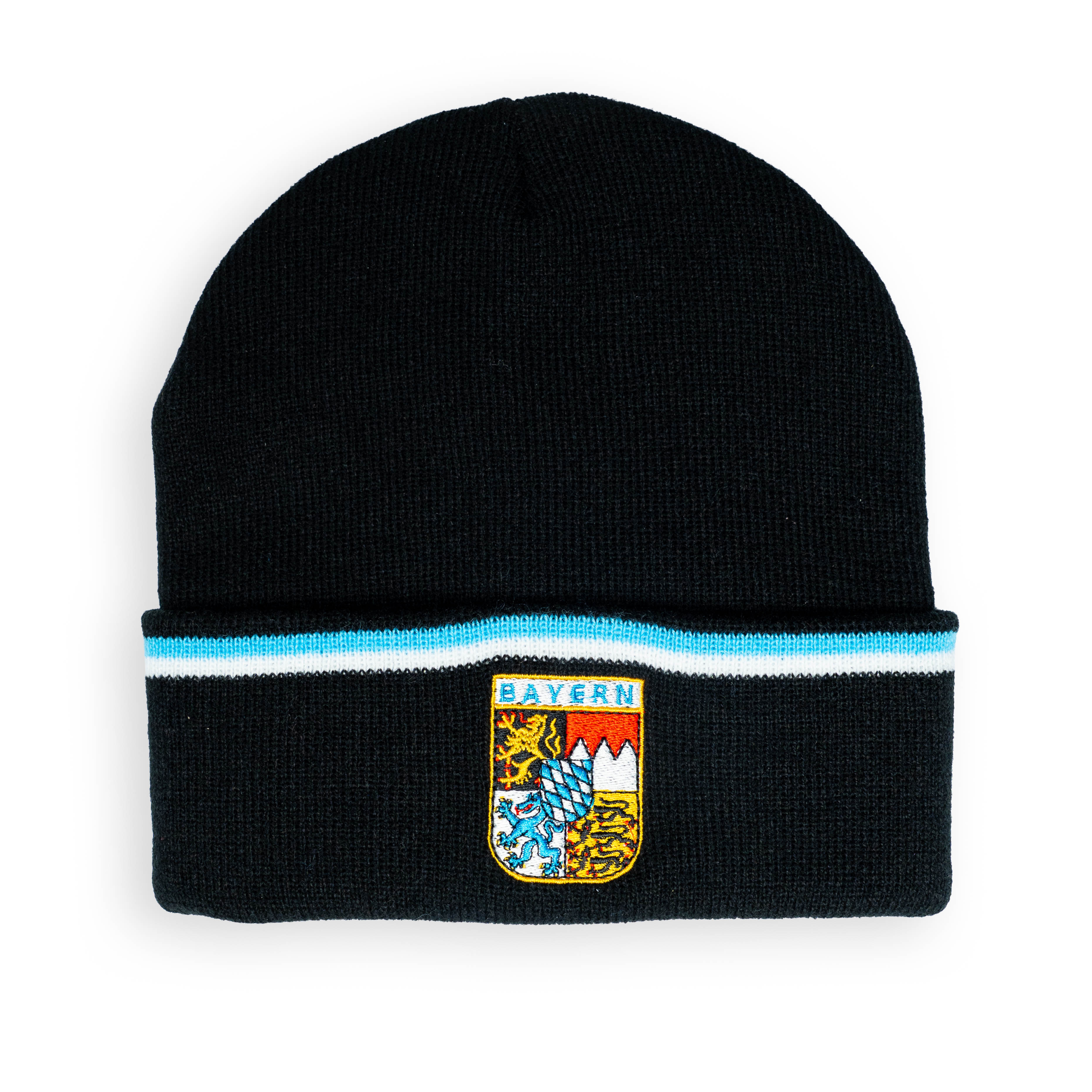 Amend Souvenir Schwarze Mütze mit dem Bayern Wappen als Motiv - Deutschland Souvenir